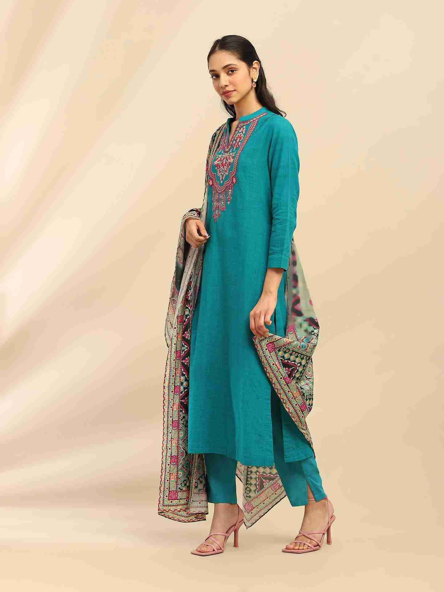 Blue Naina Suit Set