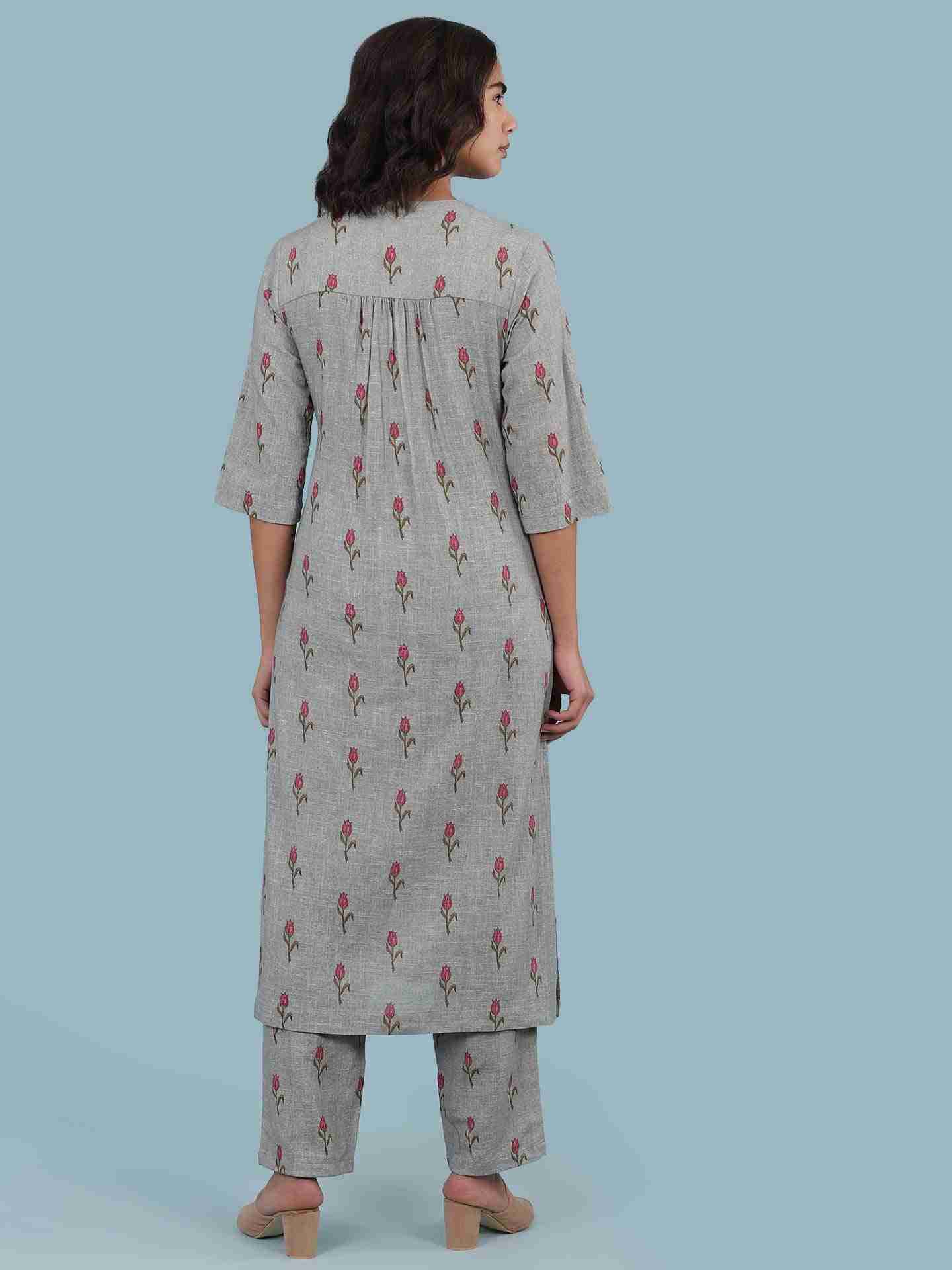 Grey Osha Suit Set