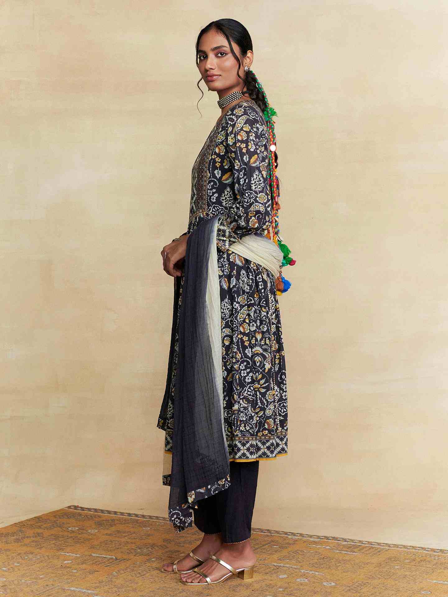 Brown Desert Rose Suit Set