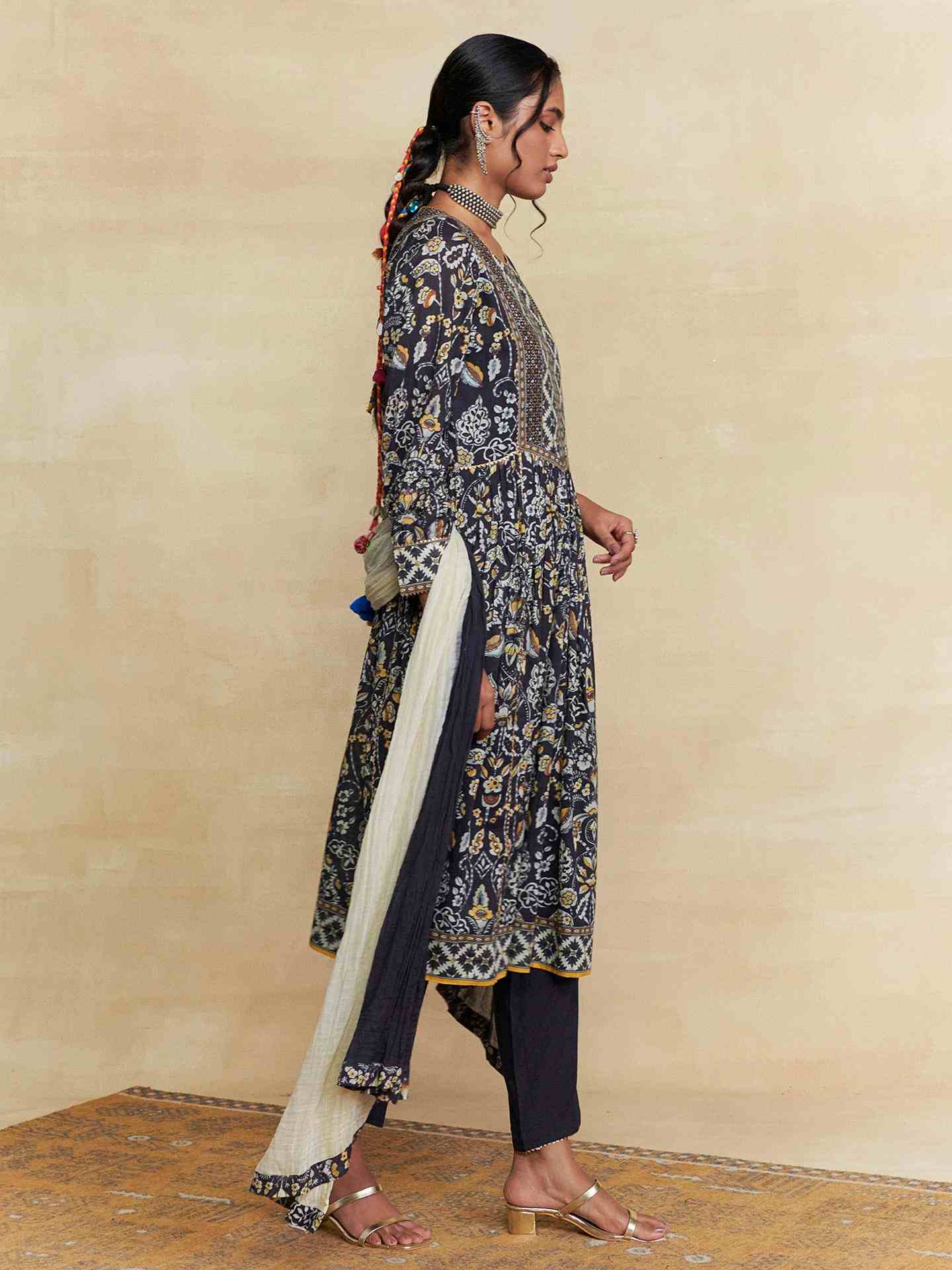 Brown Desert Rose Suit Set