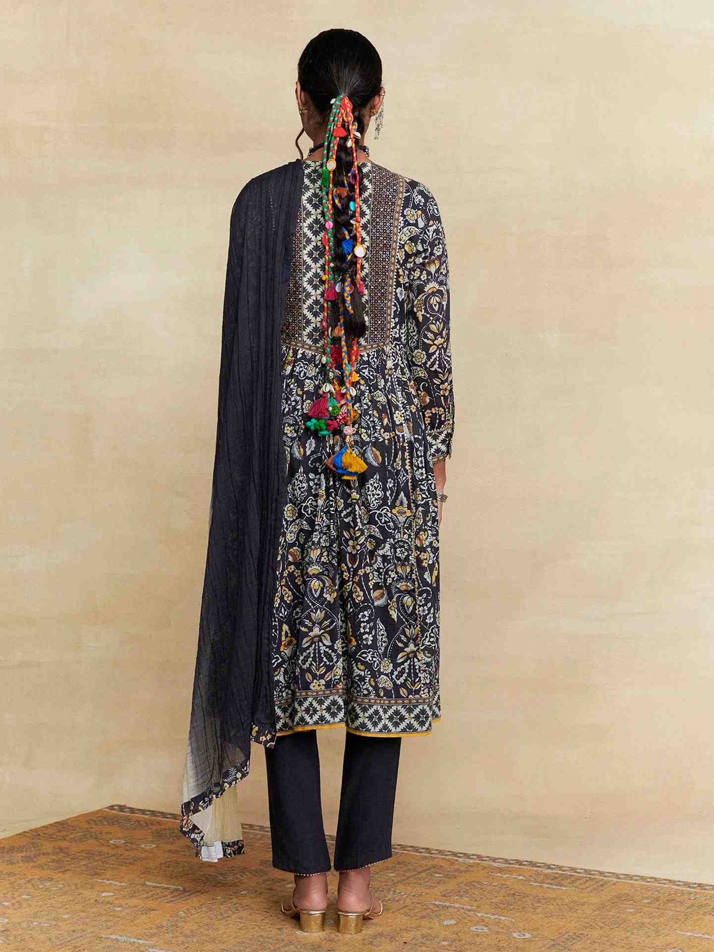 Brown Desert Rose Suit Set
