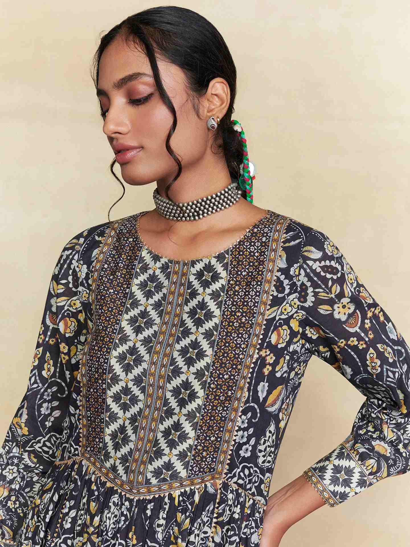 Brown Desert Rose Suit Set
