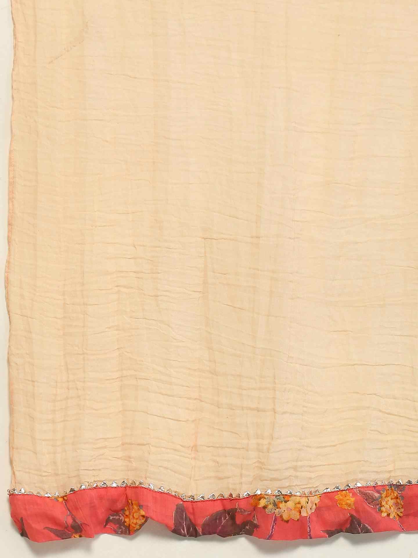 Peach Kalakriti Sharara Suit