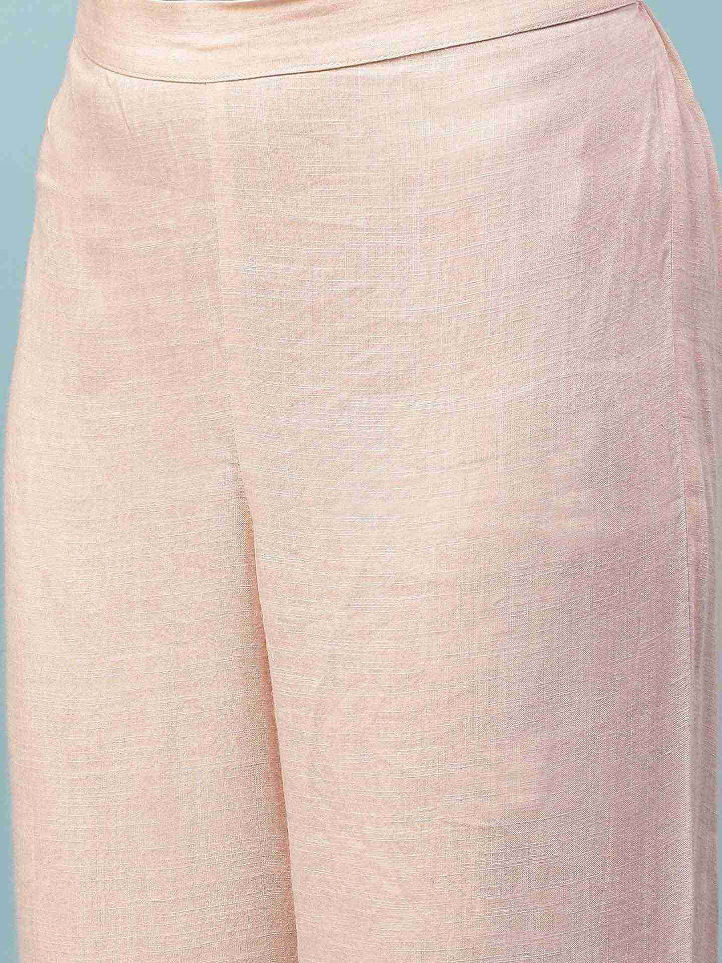 Peach Blissful Garden Suit Set