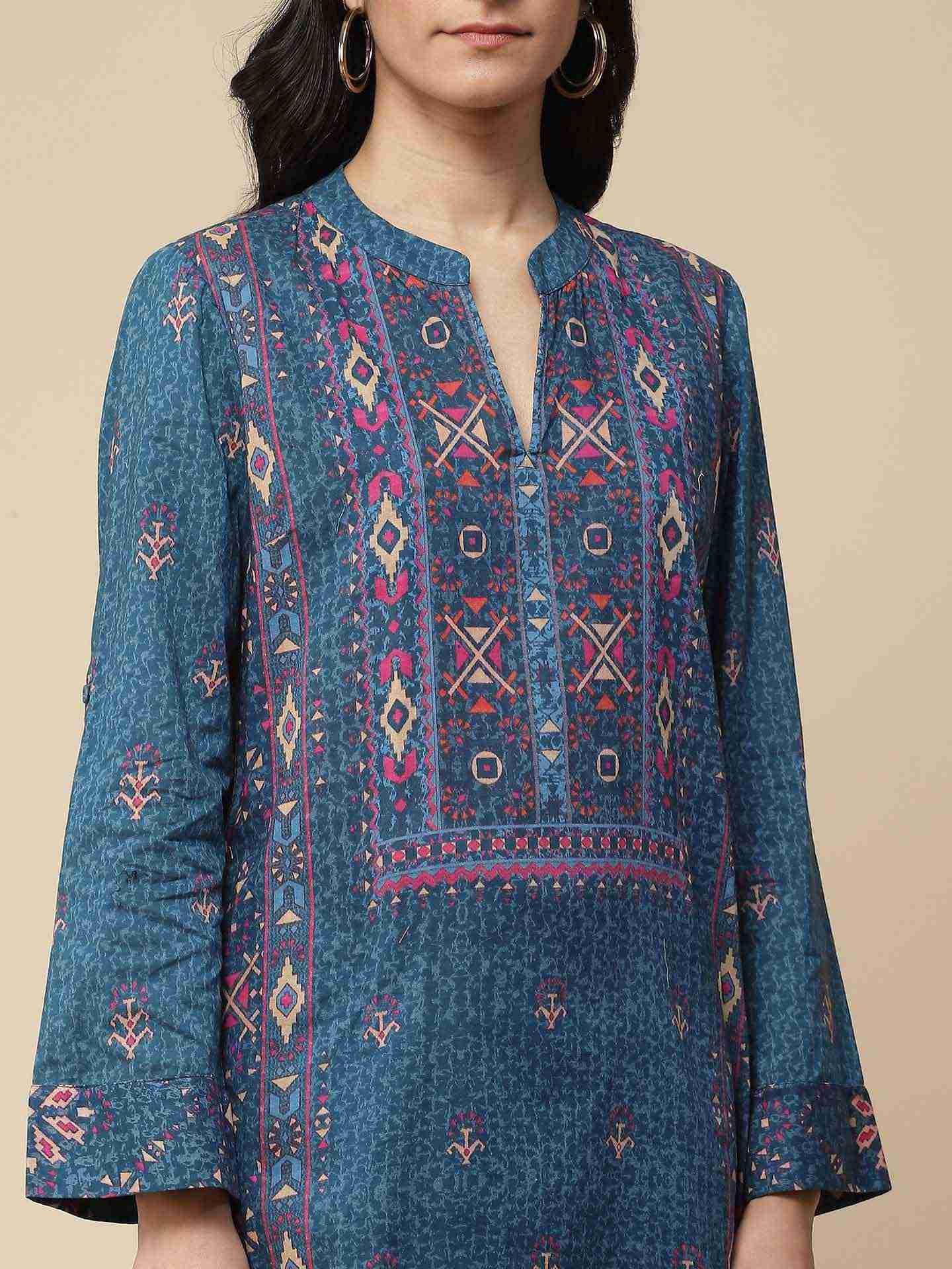 Blue Pihu Suit Set