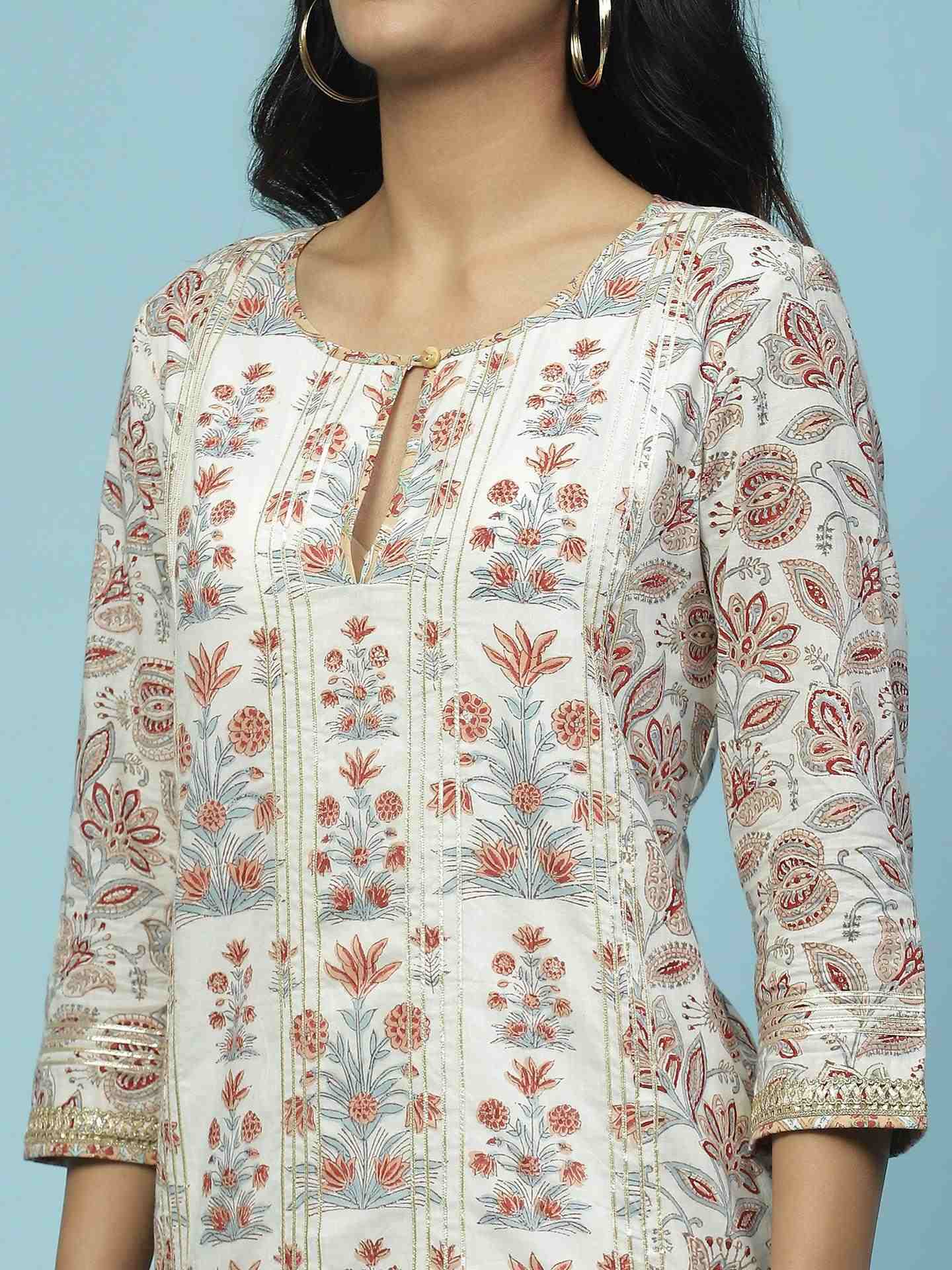 Off White Analiya Sharara Suit