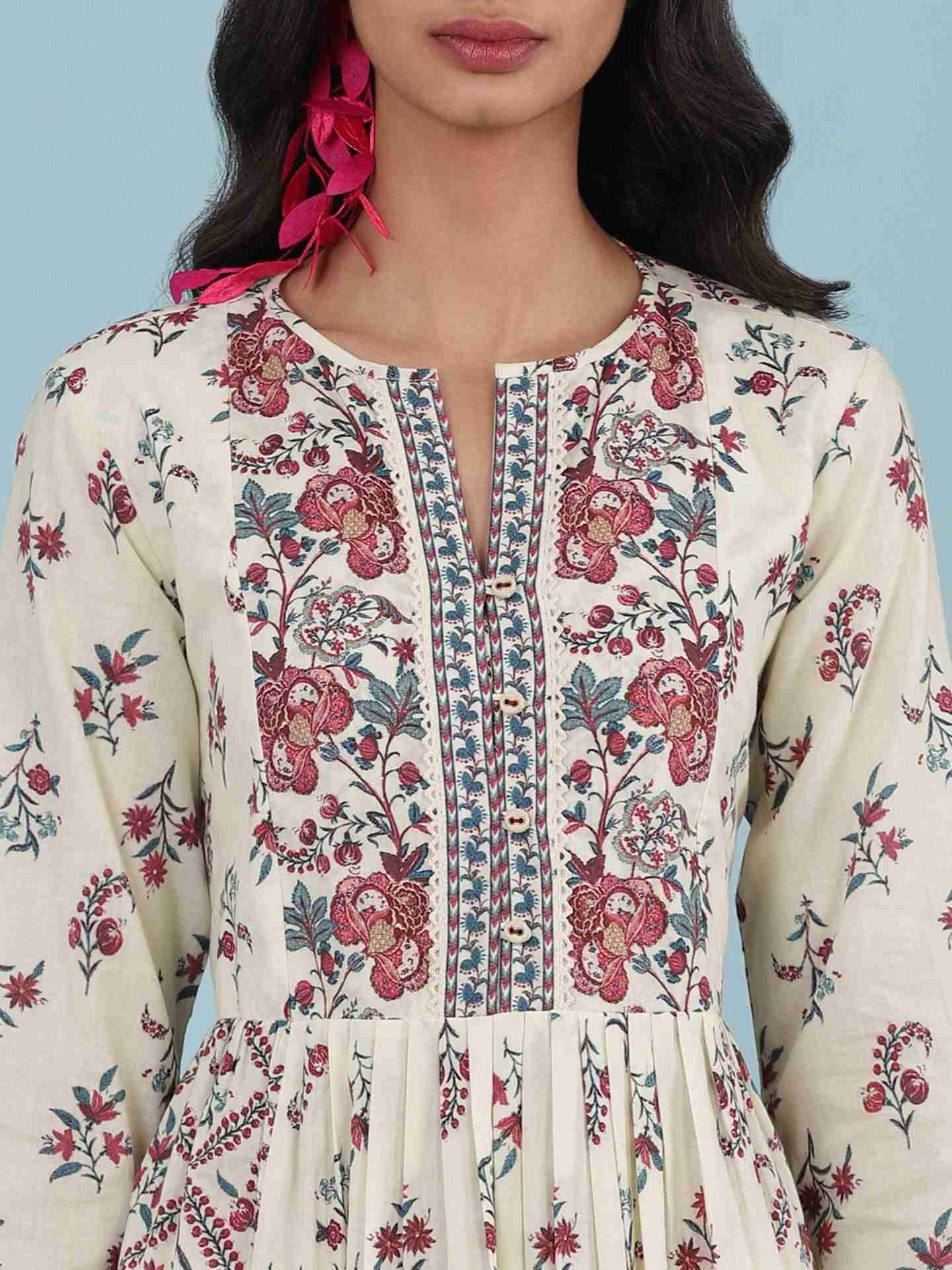 Ecru Amoli Suit Set