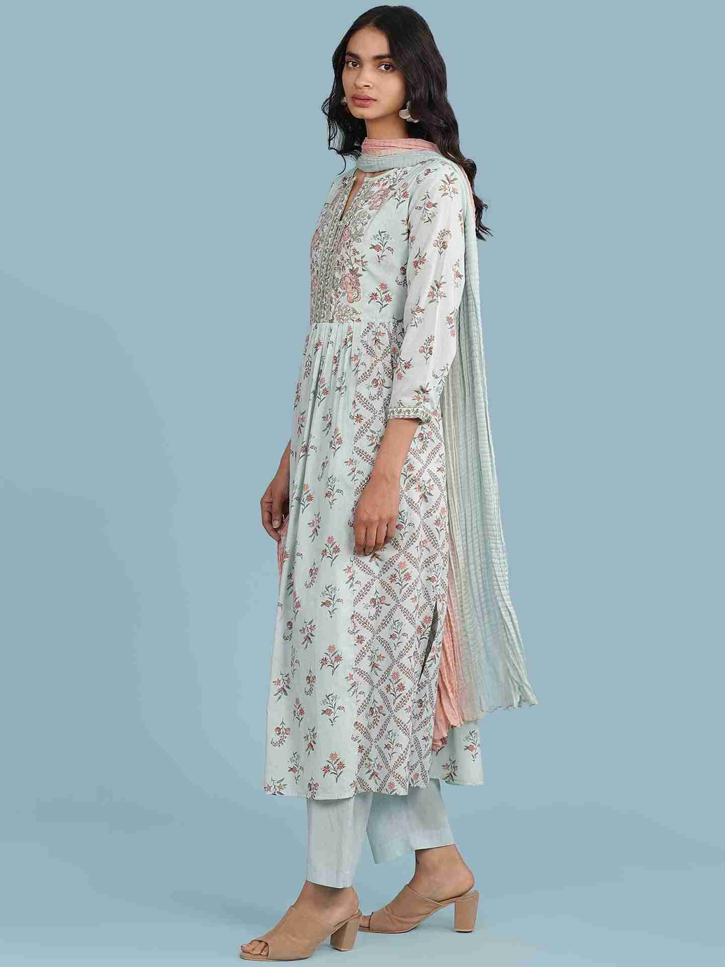 Green Amoli Suit Set