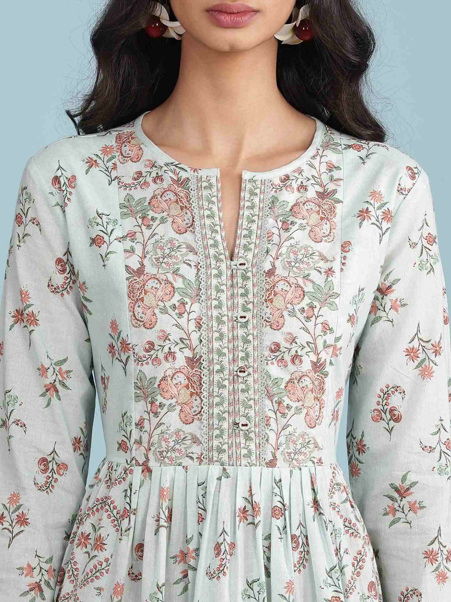 Green Amoli Suit Set