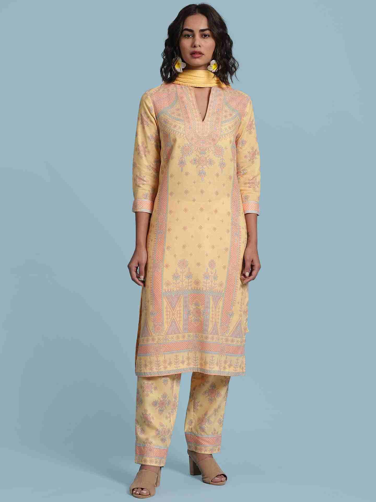 Yellow Neelamia Suit Set