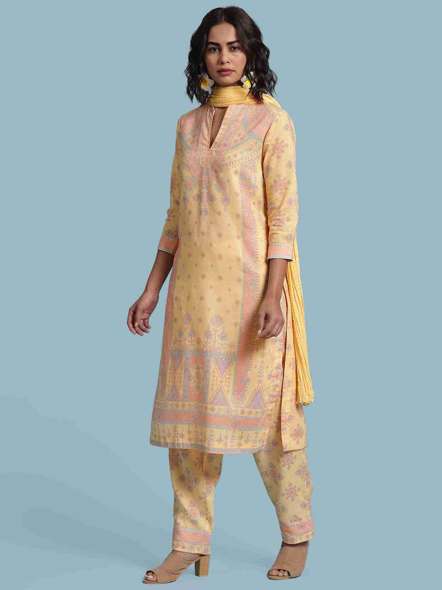 Yellow Neelamia Suit Set