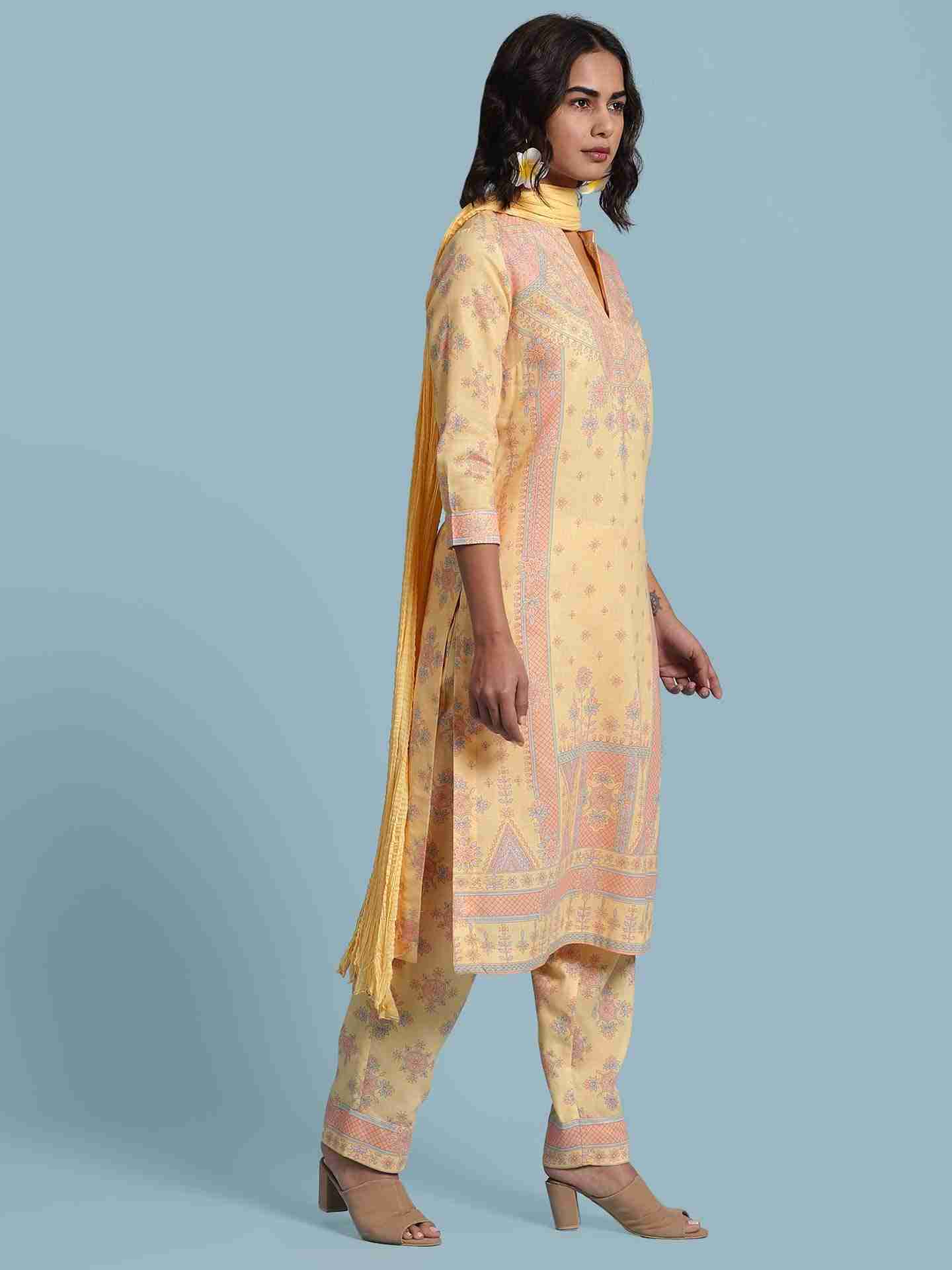 Yellow Neelamia Suit Set