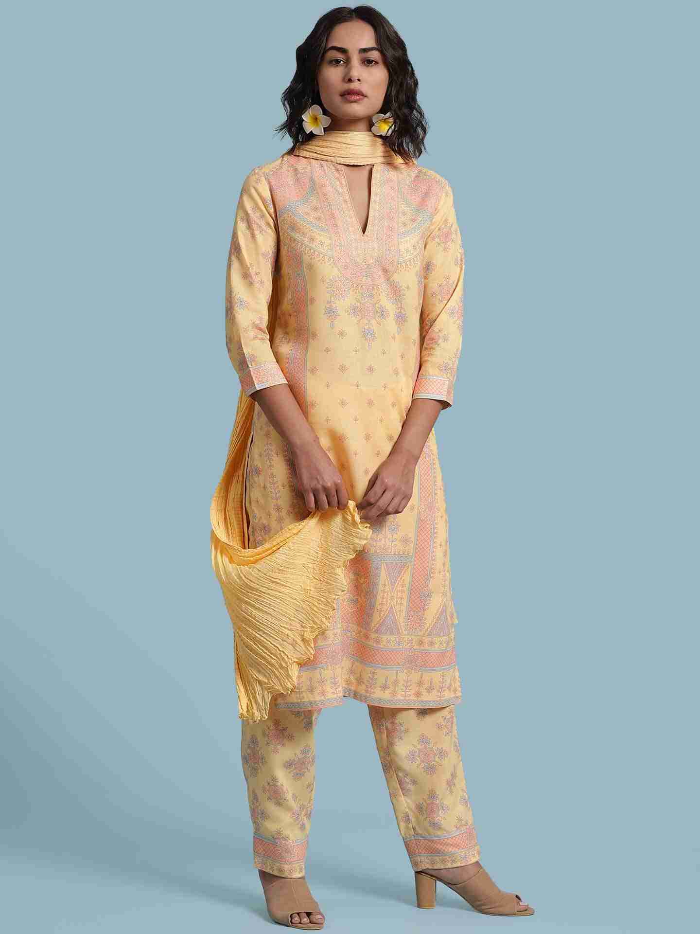 Yellow Neelamia Suit Set