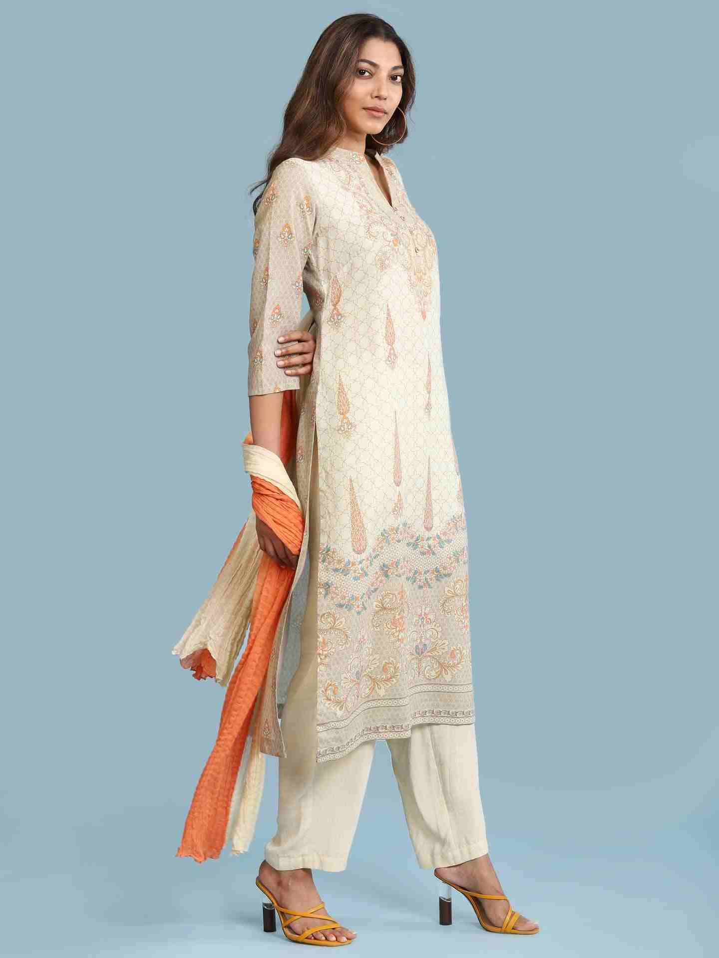 Green Asvika Suit Set