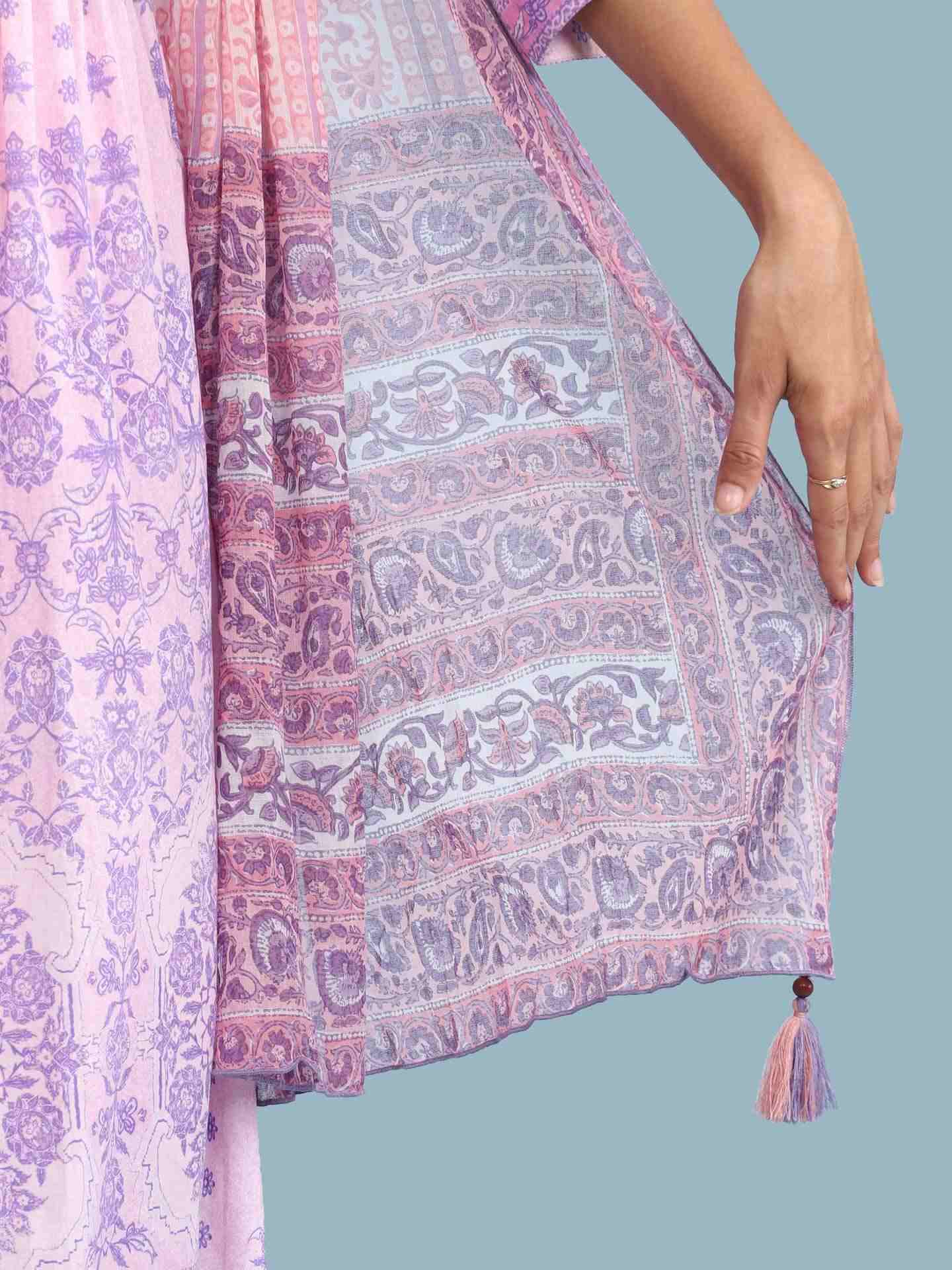 Lavender Tarini Print Suit Set