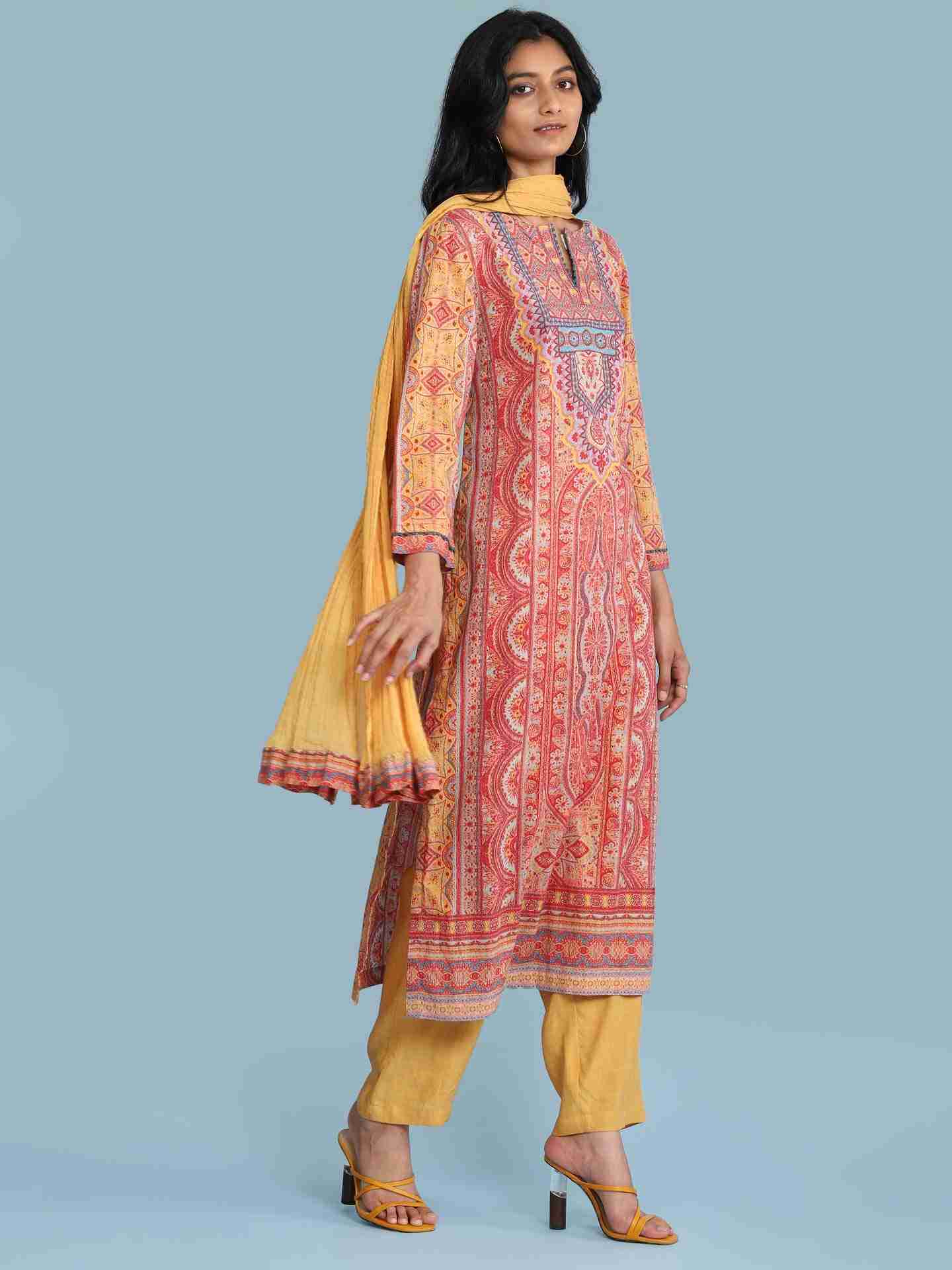 Pink Arjuna Suit Set