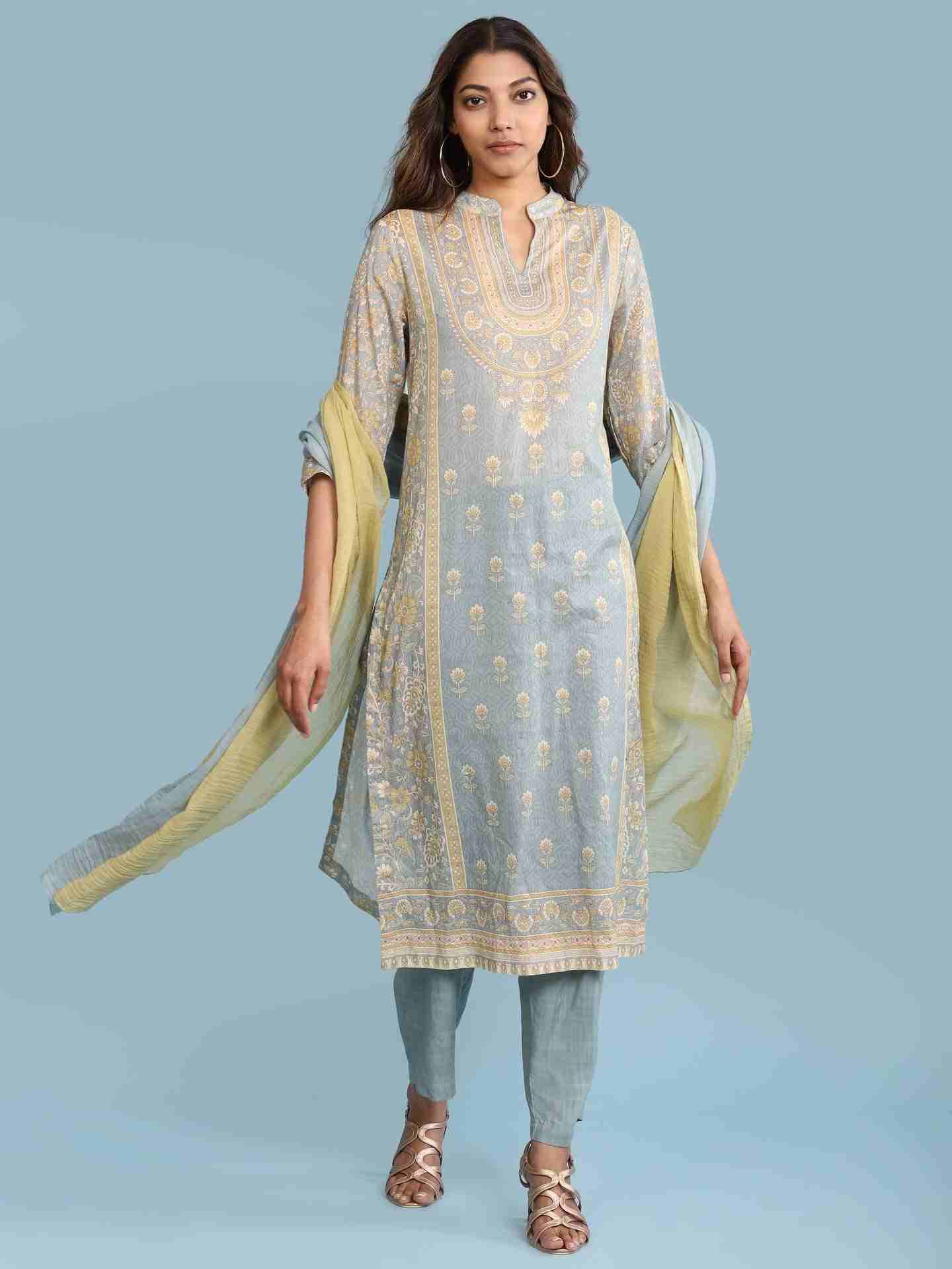 Green Mehar Suit Set