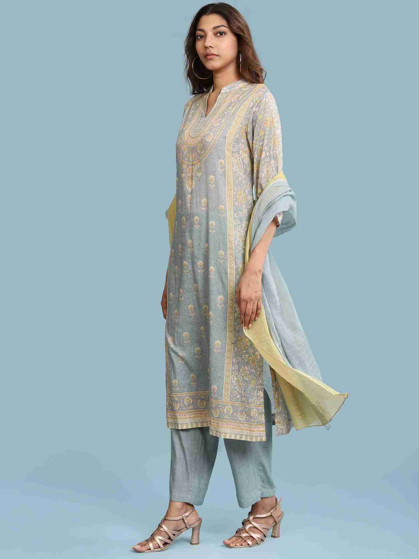 Green Mehar Suit Set