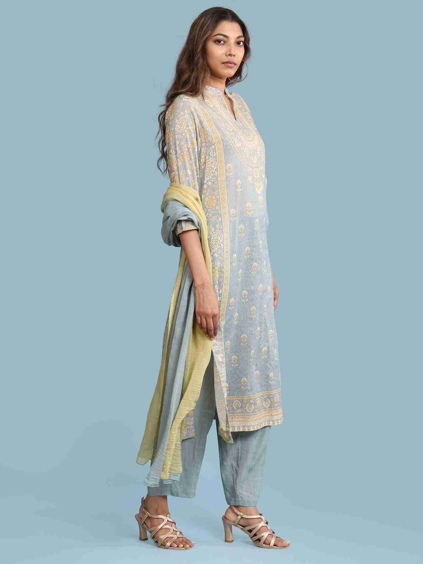 Green Mehar Suit Set
