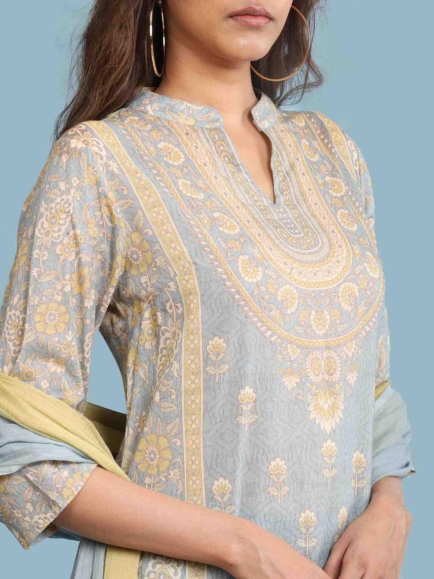 Green Mehar Suit Set