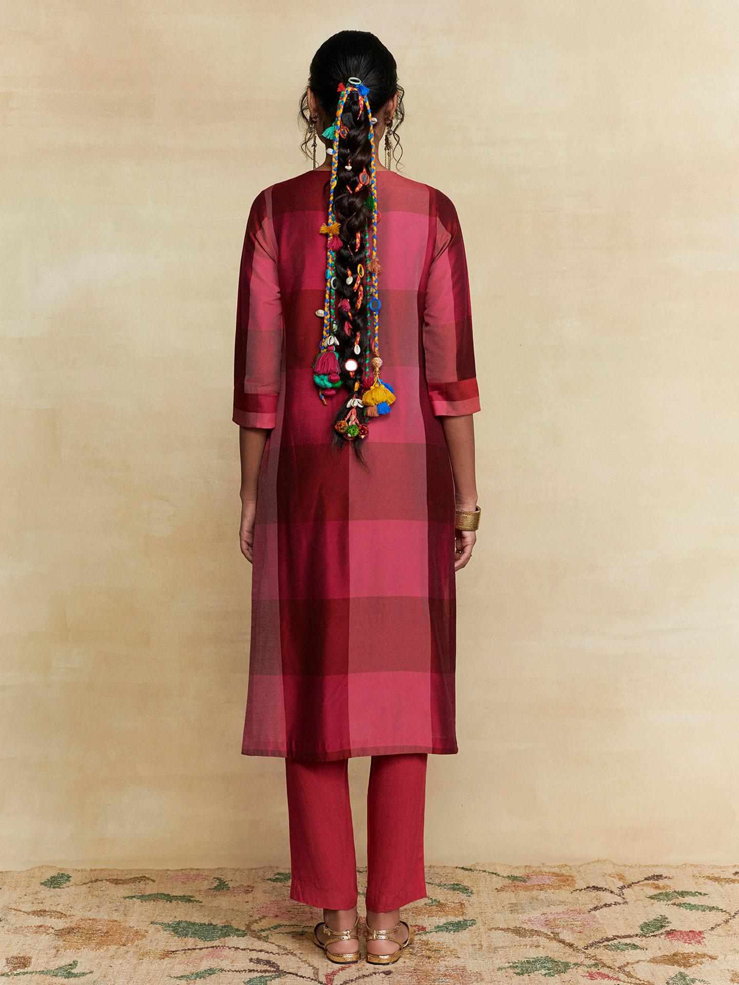 Fushia Rehan Suit Set