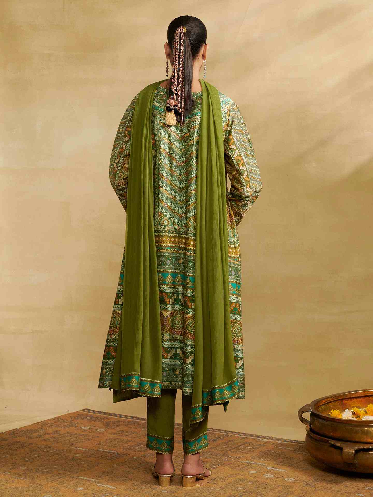 Green Wanderlust Suit Set