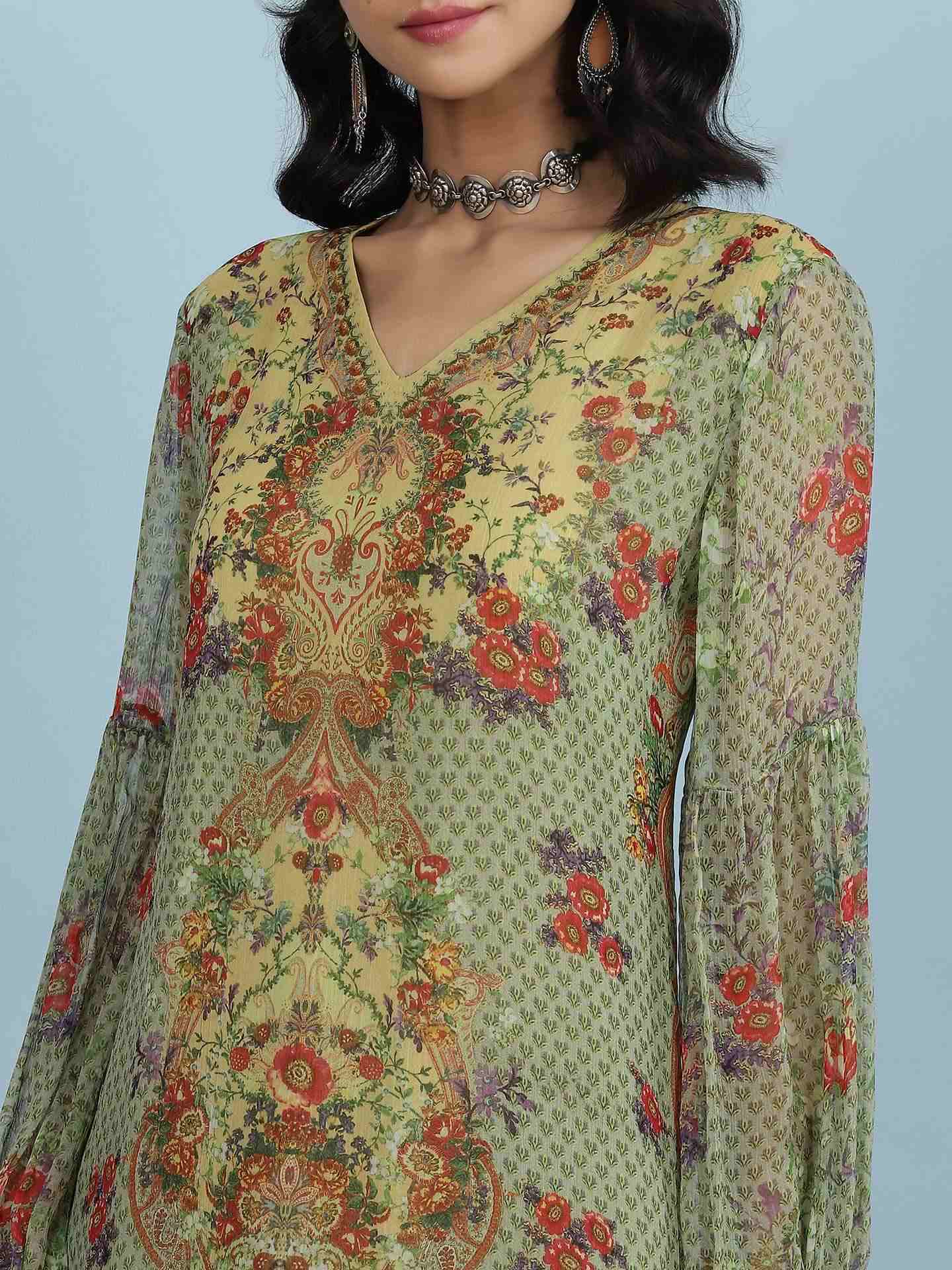 Green Malhar Suit Set
