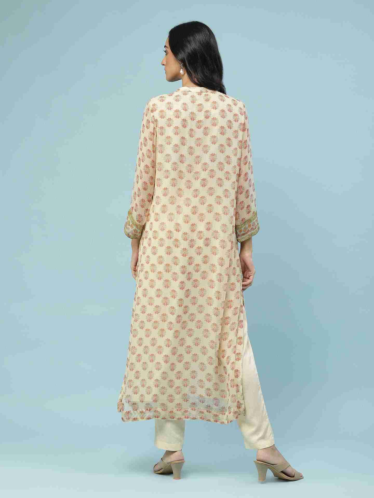 Beige Neeyati Suit Set
