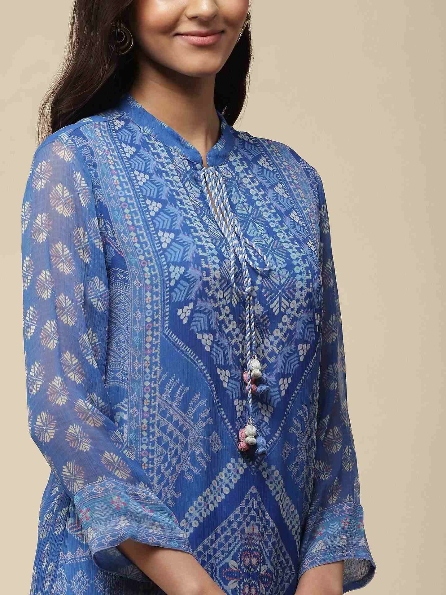 Blue Neeyati Suit Set