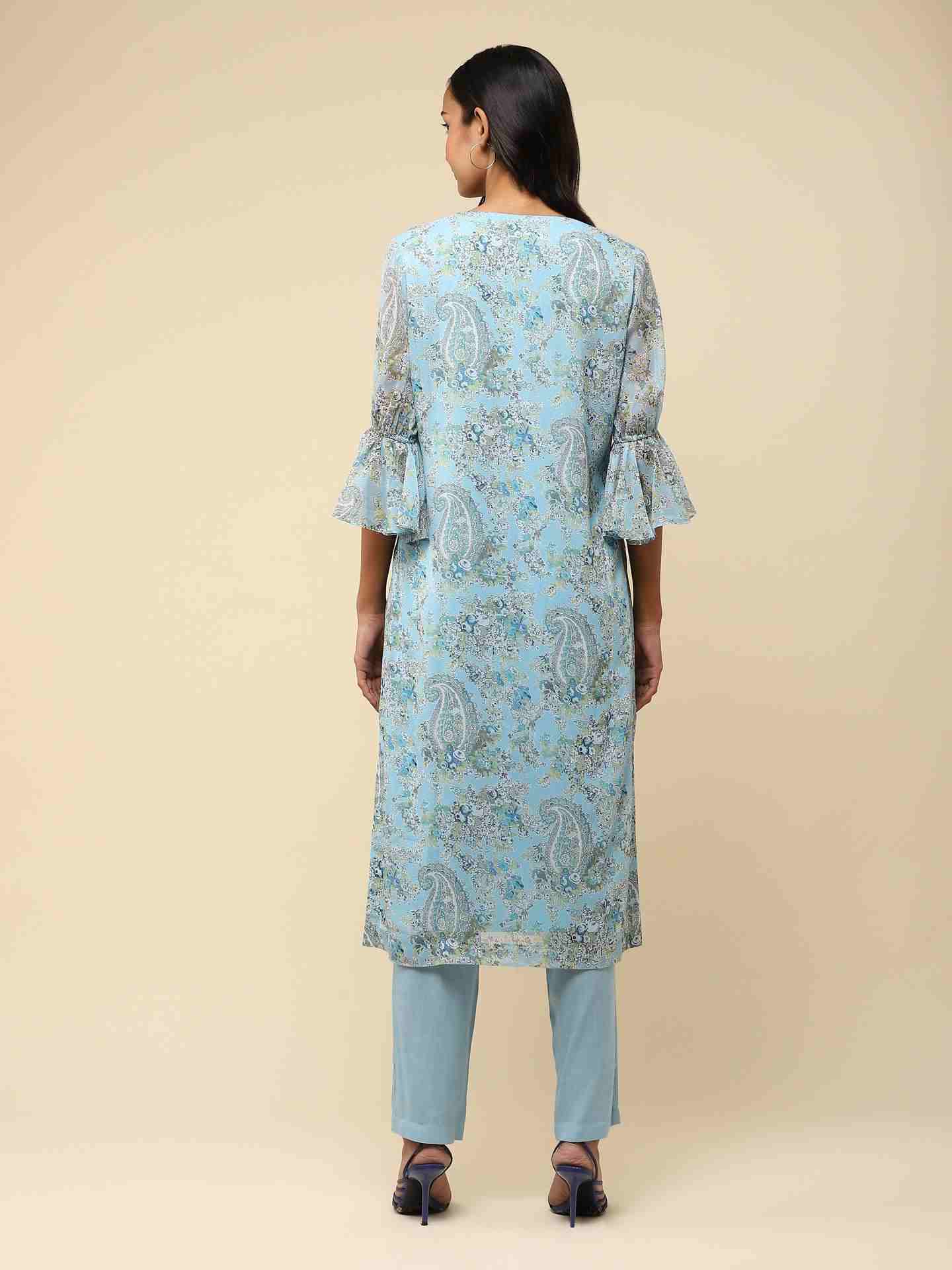 Blue Nazneen Suit Set