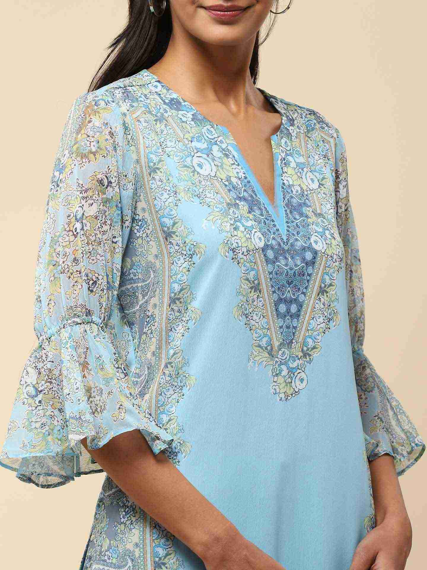 Blue Nazneen Suit Set