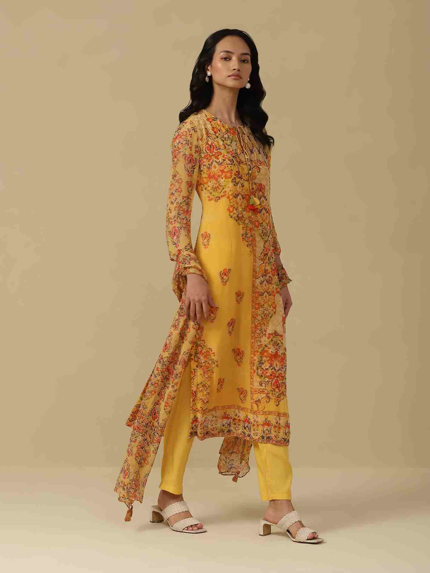 Yellow Hazelle Suit Set