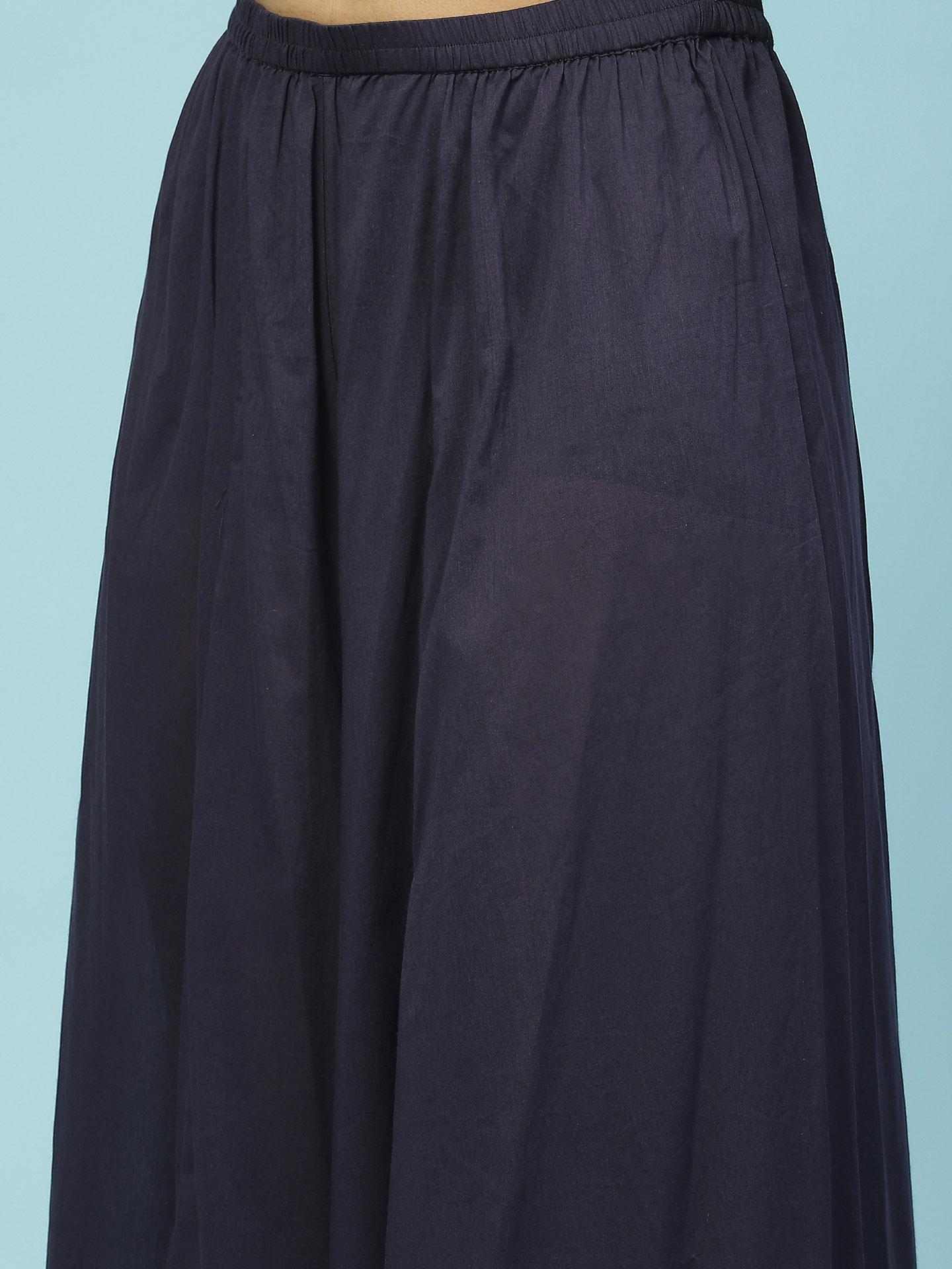Navy Blue Vaasvi Suit Set