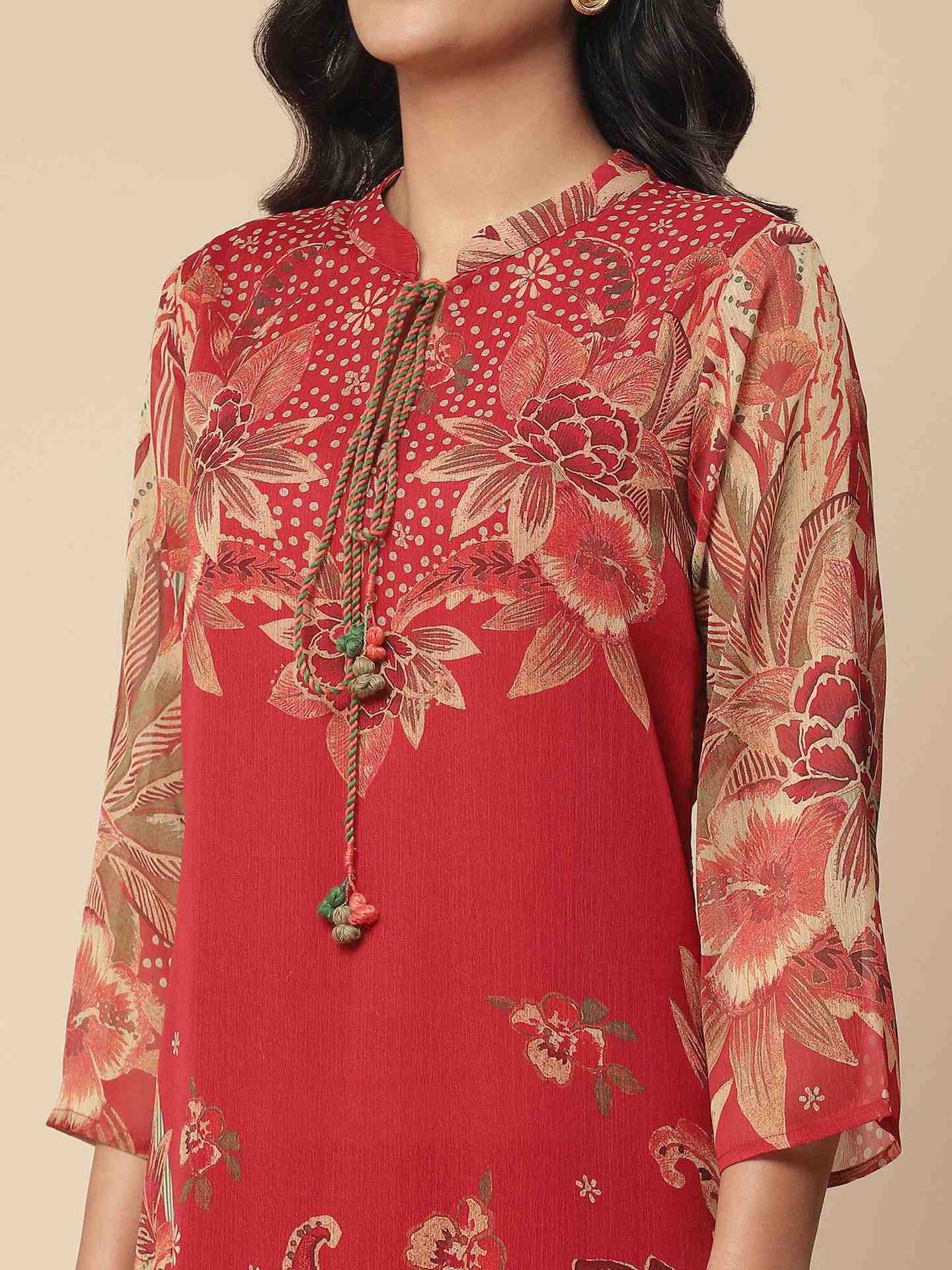 Orange Vaasvi Suit Set