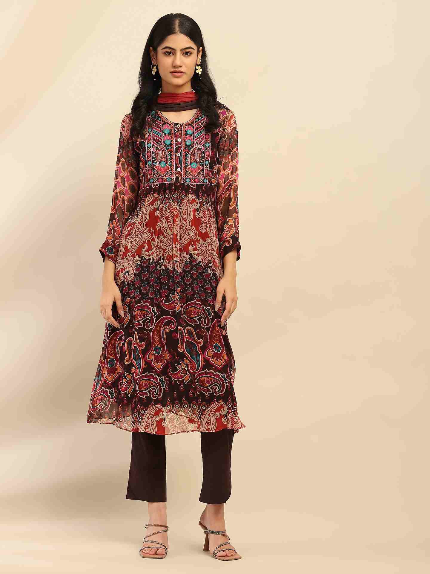 Black Cashmere Suit Set