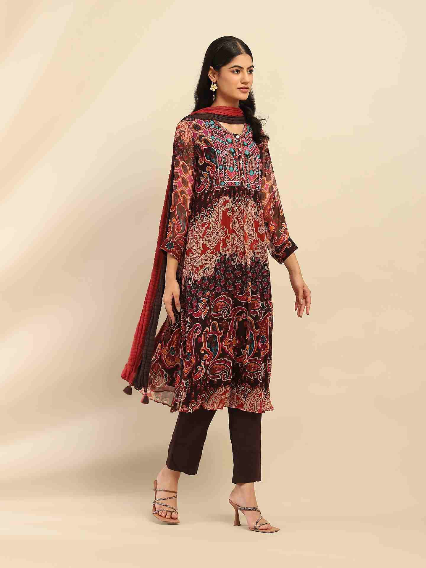 Black Cashmere Suit Set