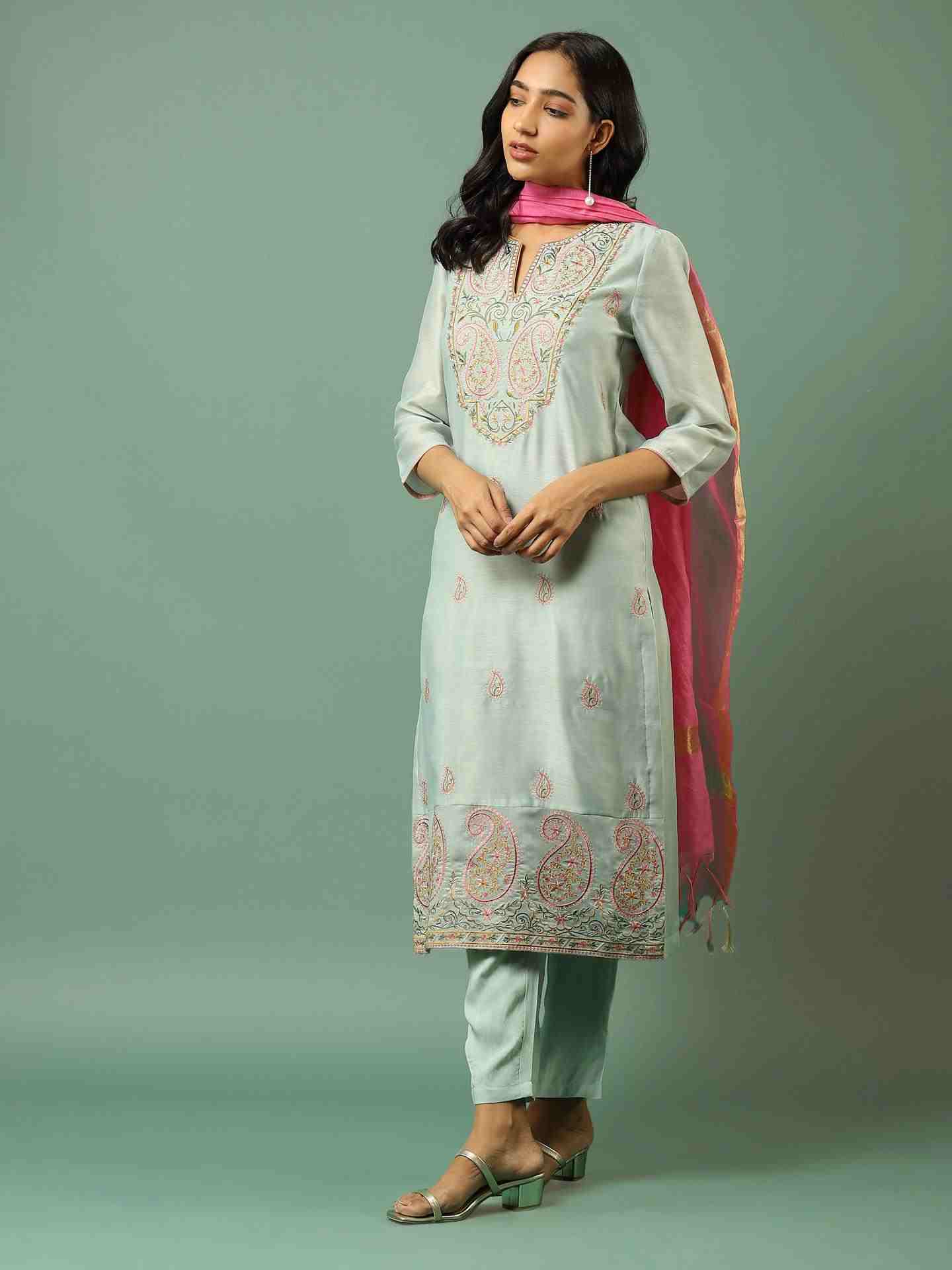 Green Noor Suit Set
