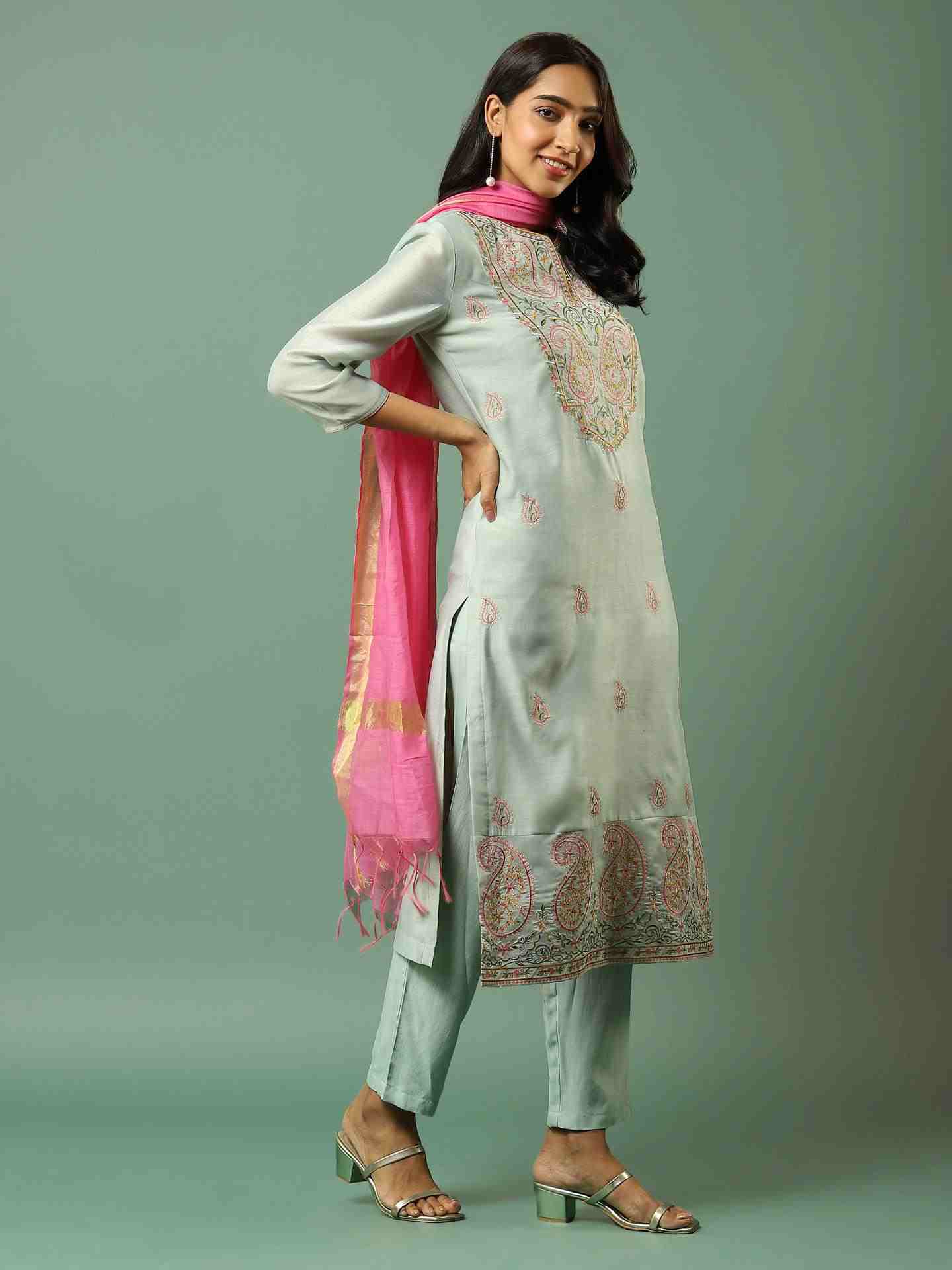 Green Noor Suit Set