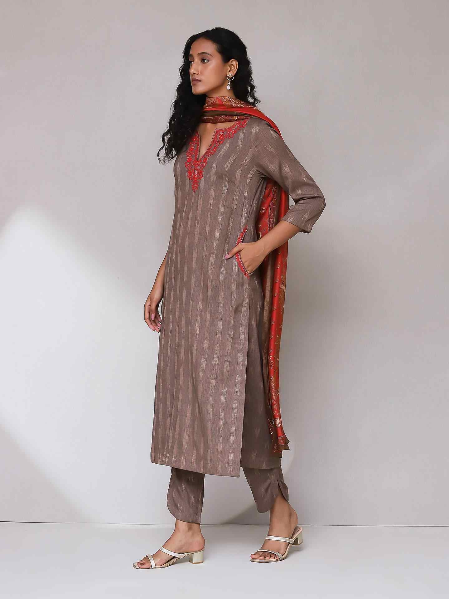 Light Brown Zuni Suit Set