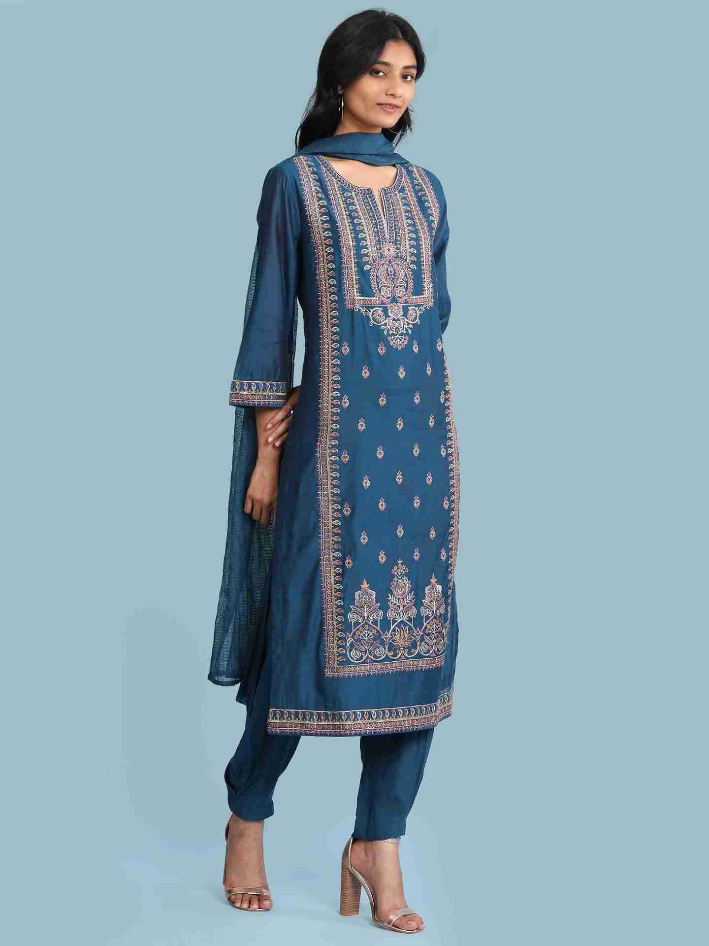 Dark Blue Meharban Suit Set