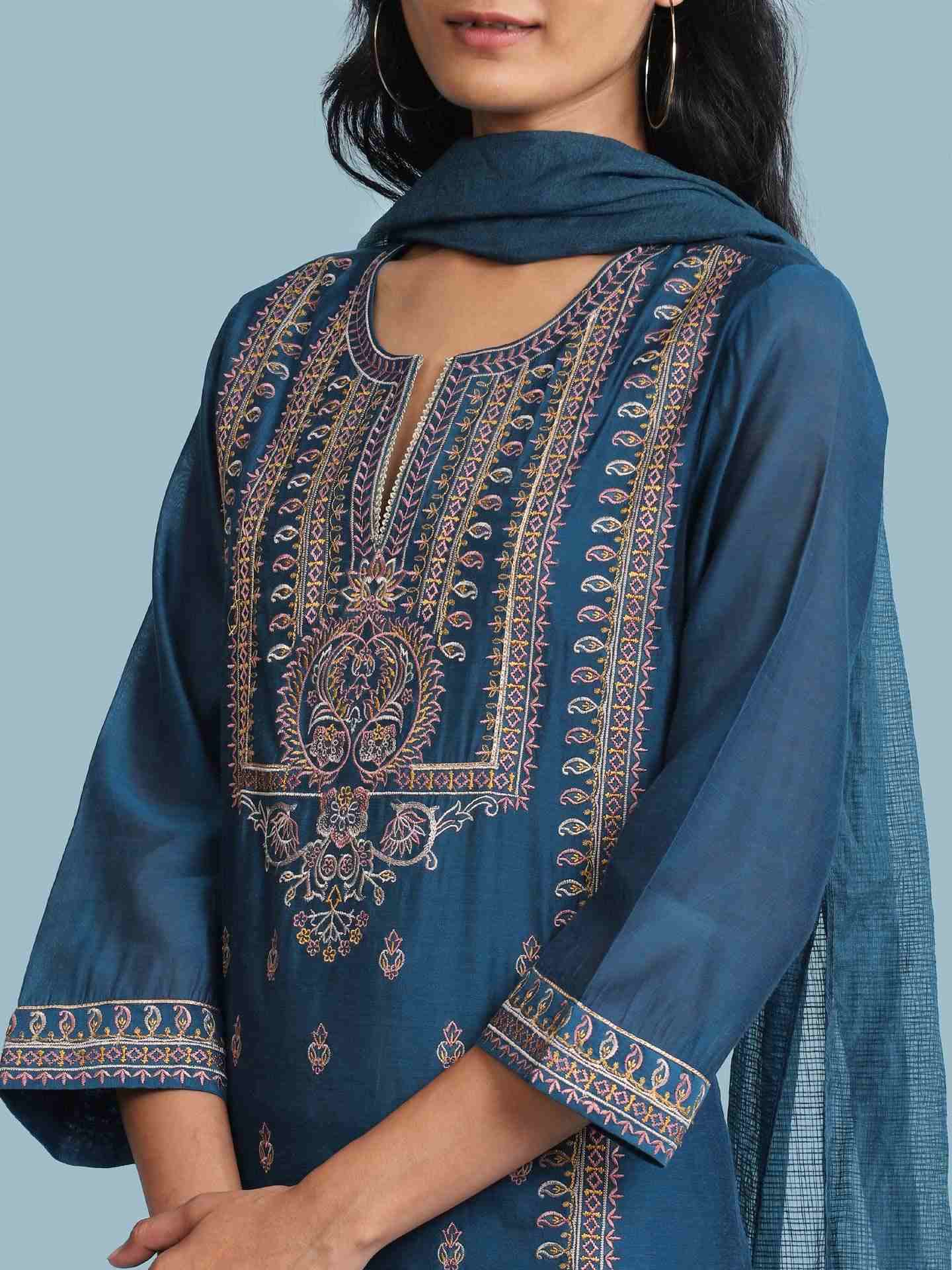 Dark Blue Meharban Suit Set