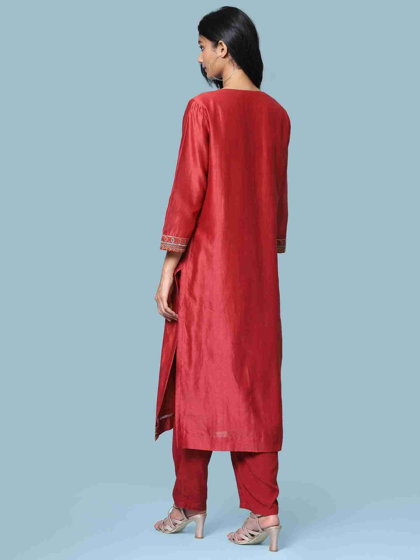 Red Meharban Suit Set