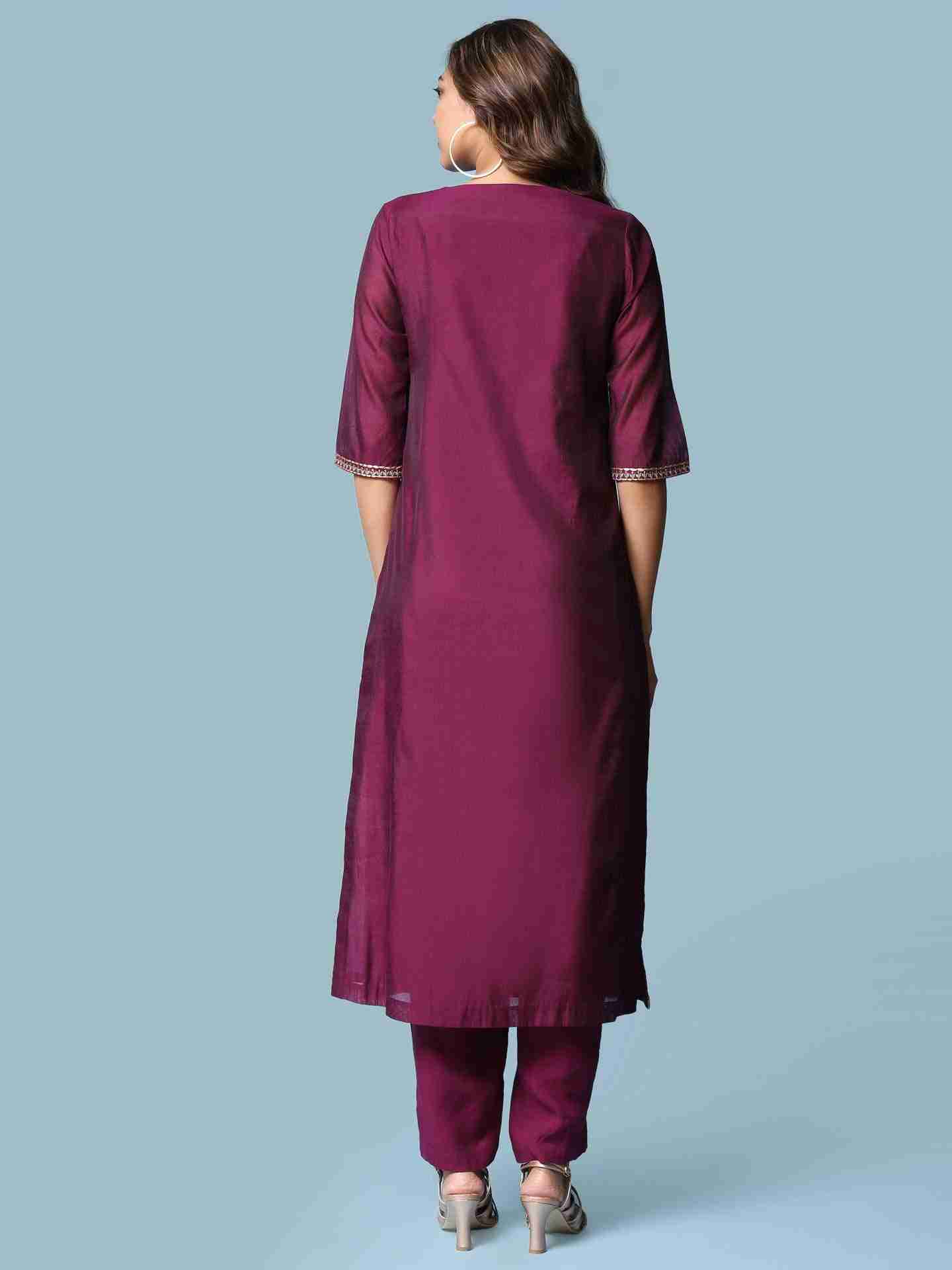 Voilet Pankhuri Suit Set