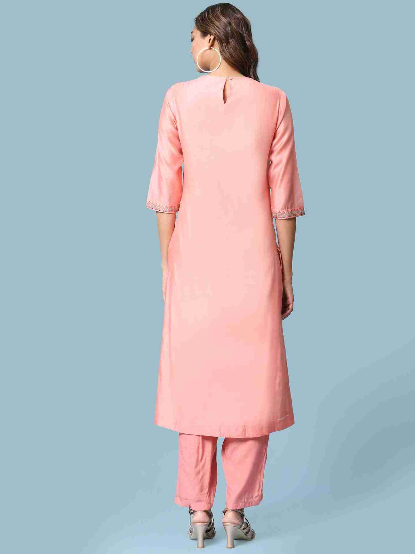 Peach Moah Suit Set