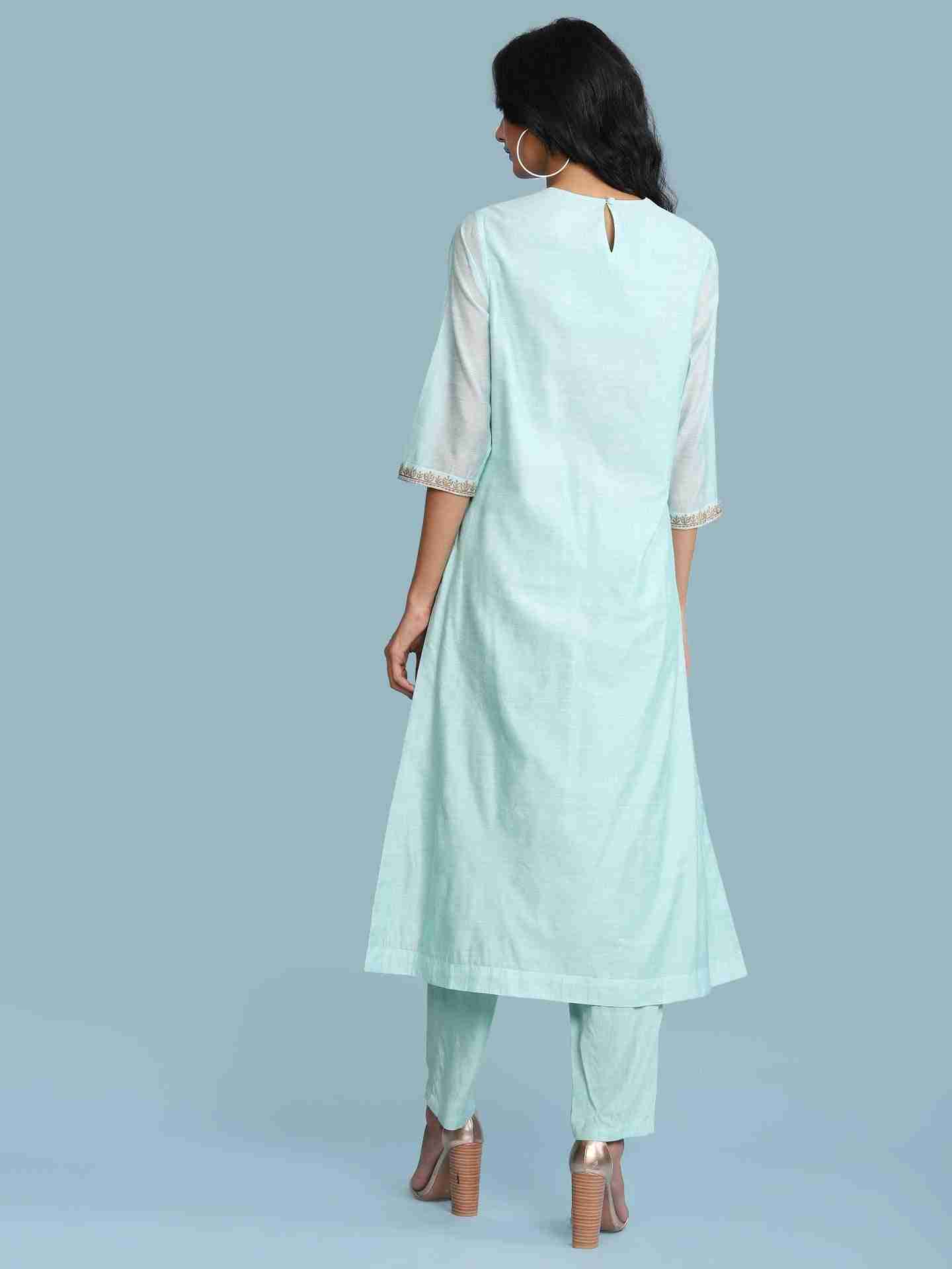 Sky Blue Moah Suit Set