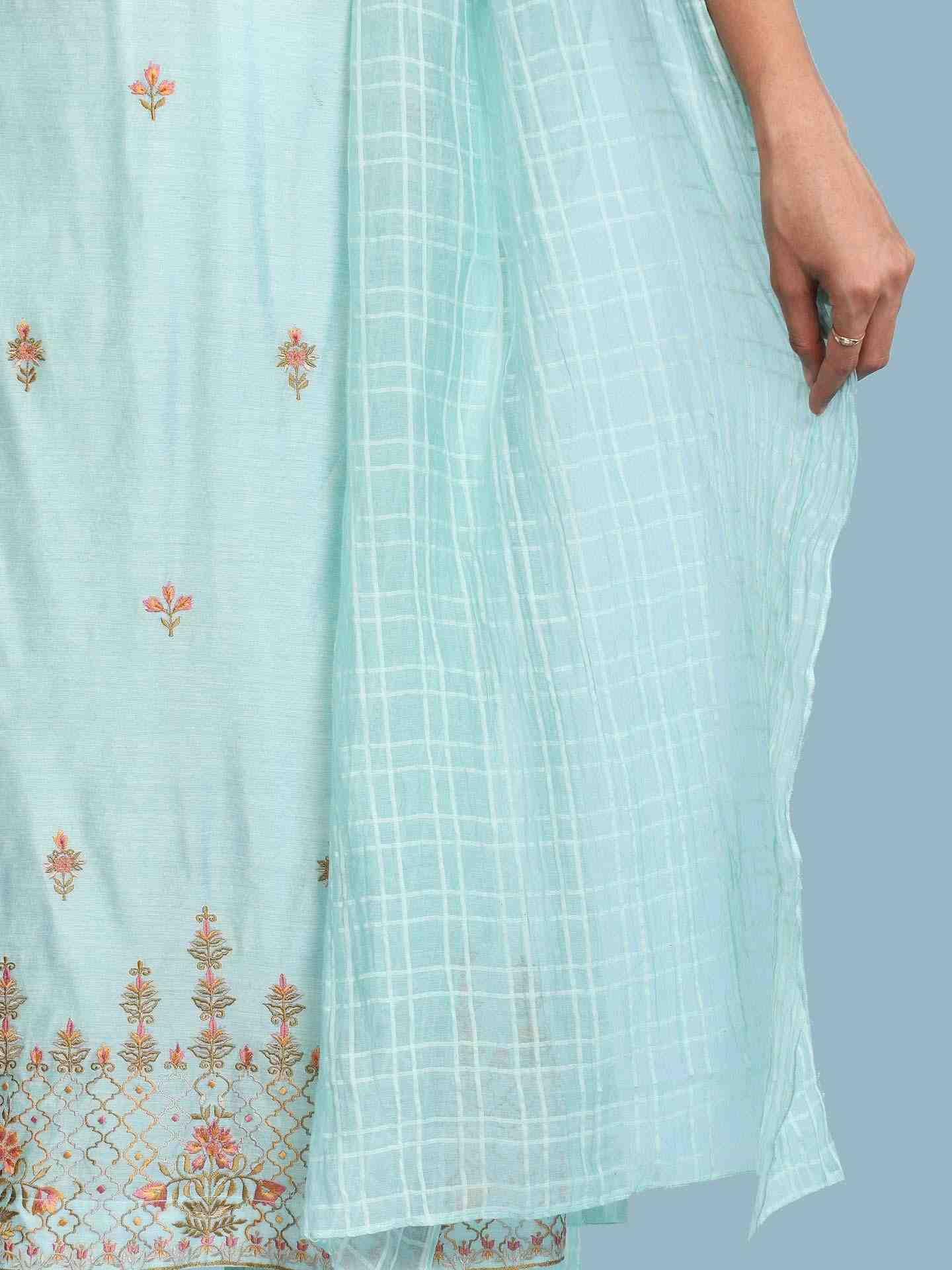 Sky Blue Moah Suit Set