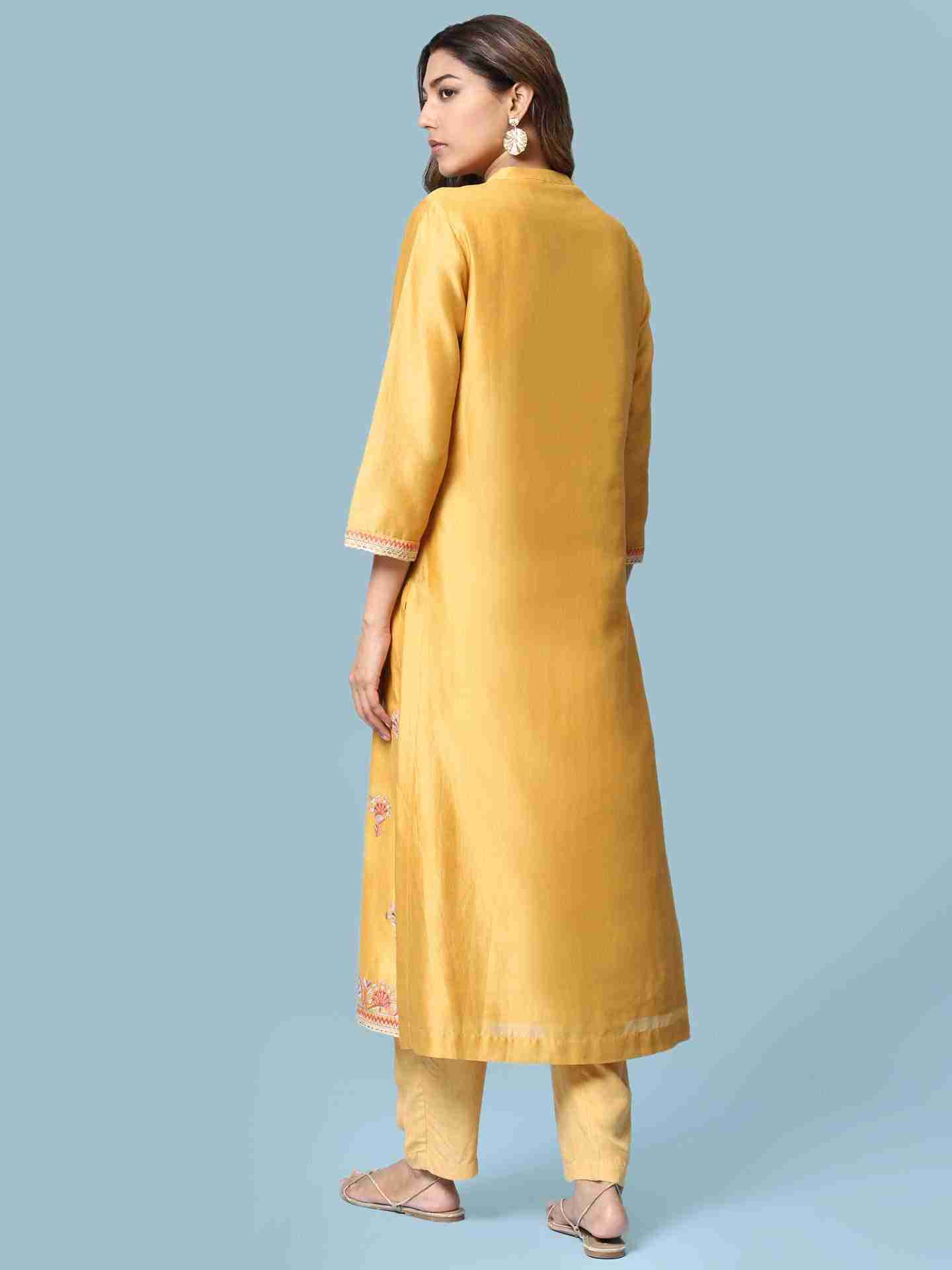 Yellow Shyra Suit Set