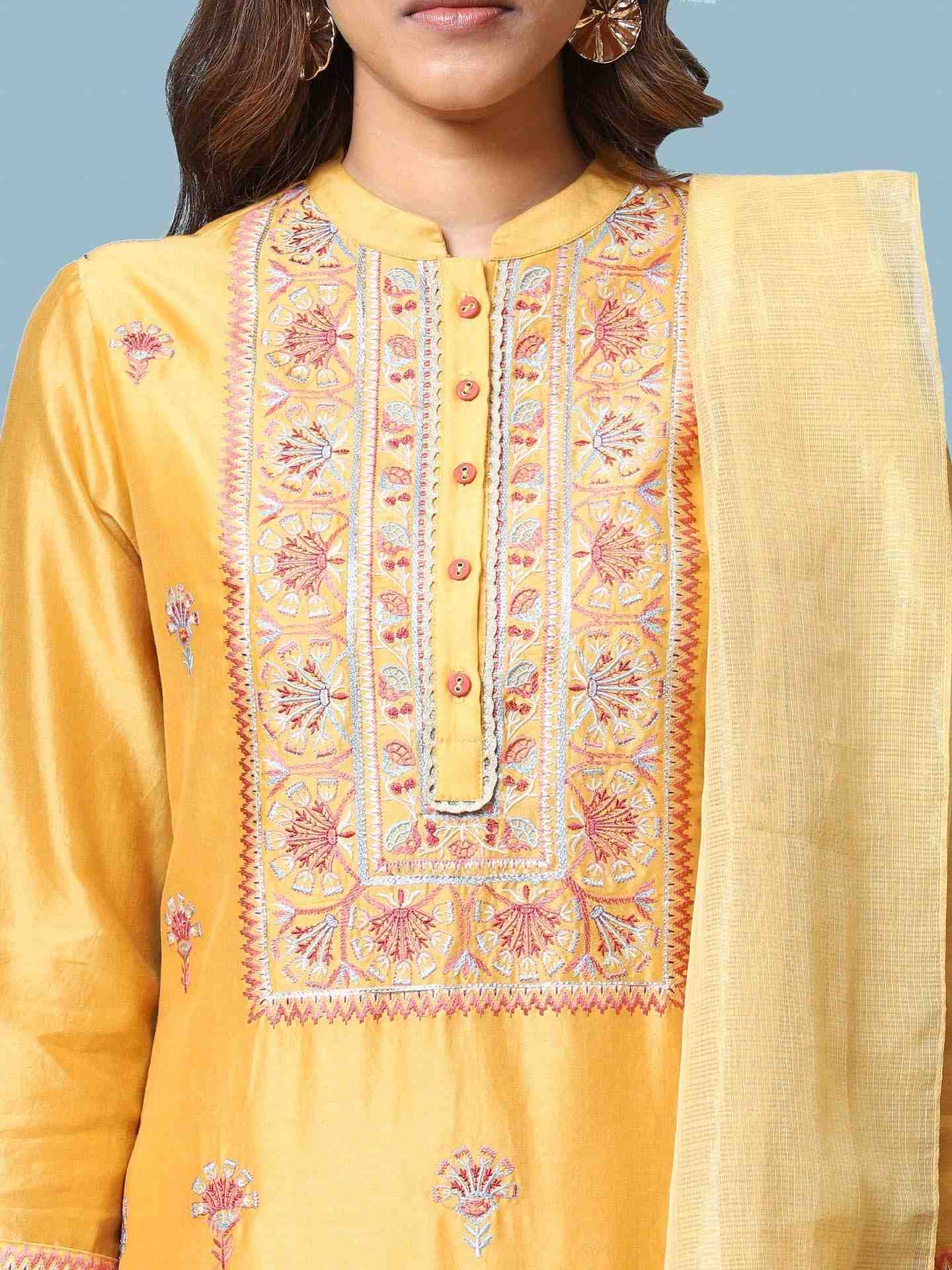 Yellow Shyra Suit Set