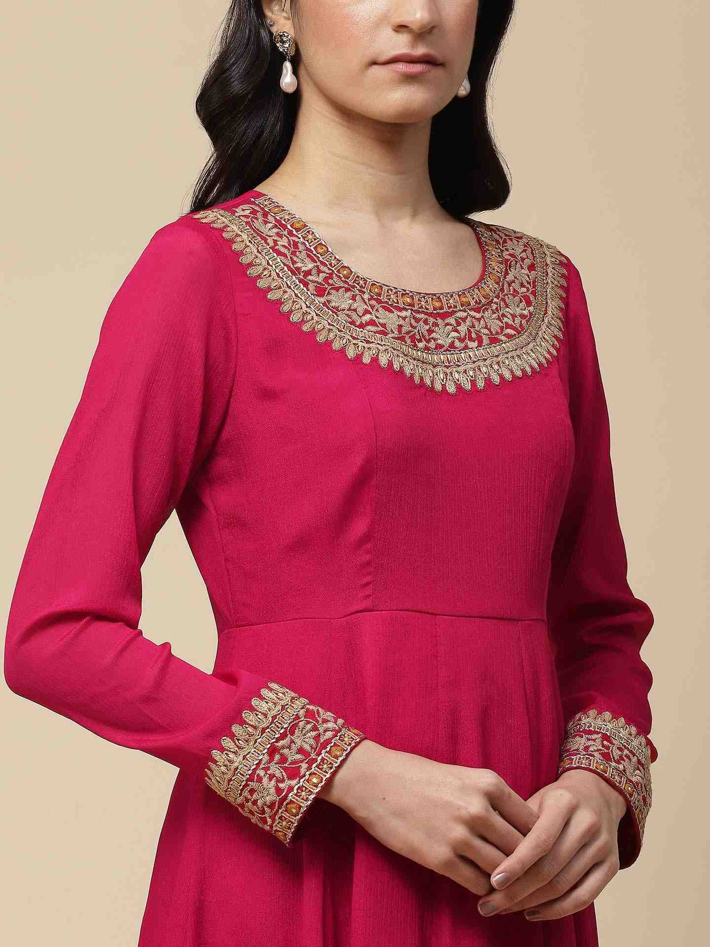 Maroon Aayat Anarkali Suit