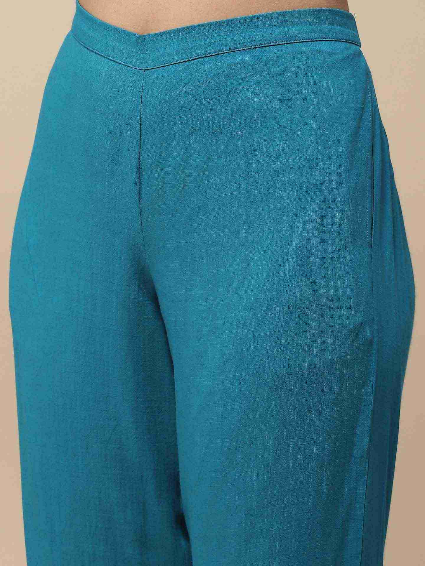 Blue Aayat Anarkali Suit